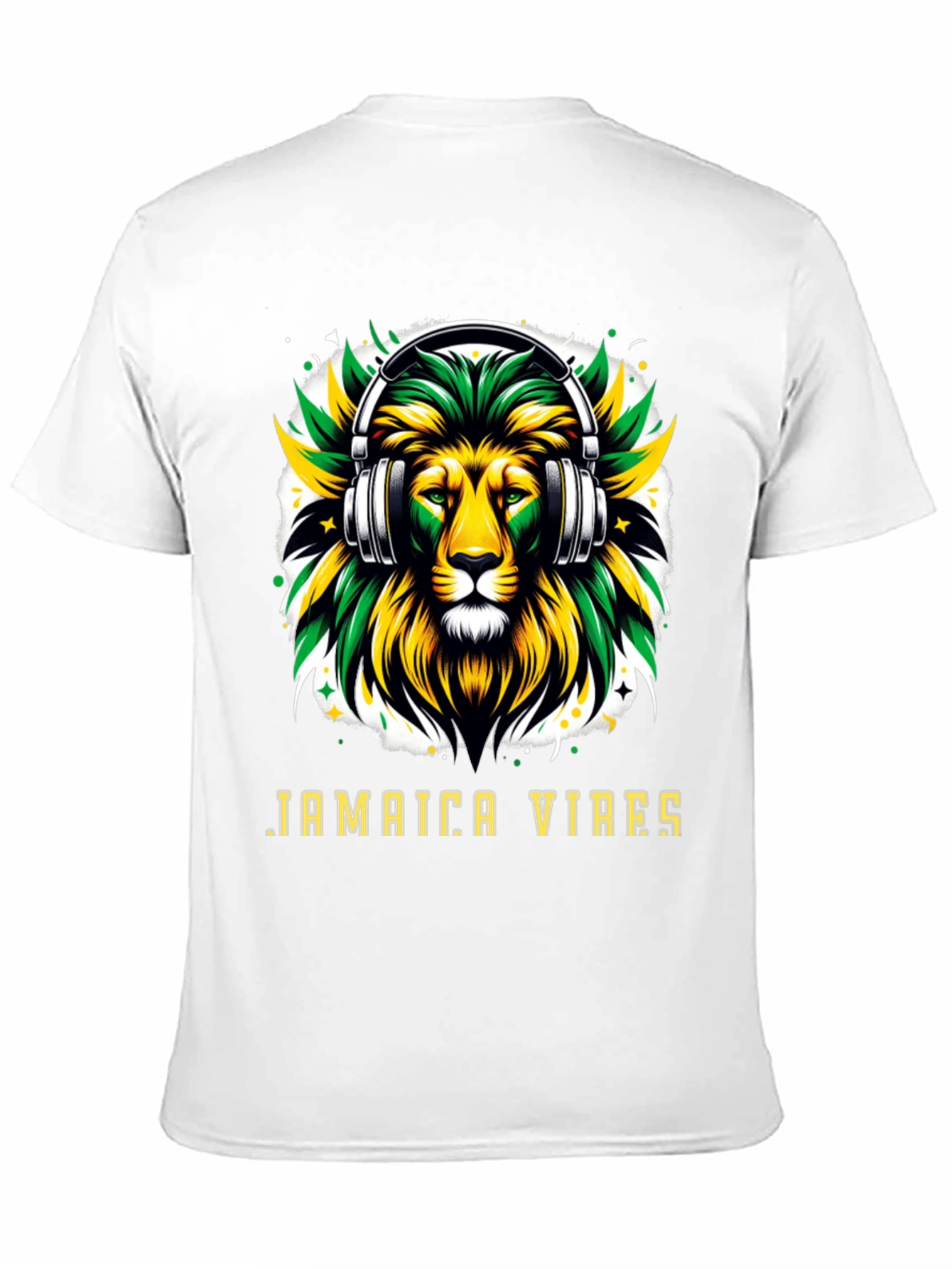 Jamaica Vibes Lion Graphic Tee