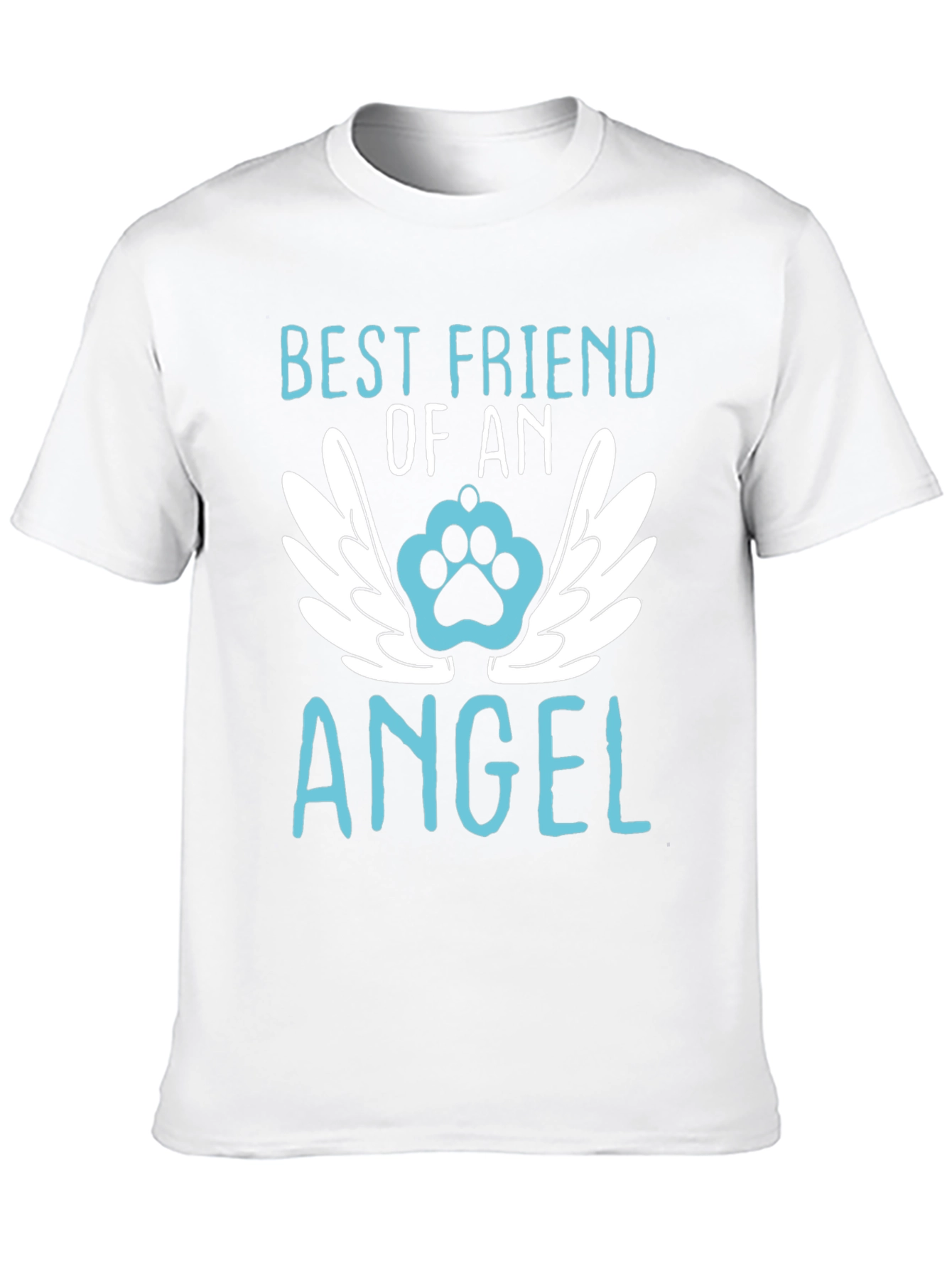 Best Friend of an Angel Paw Print T-Shirt