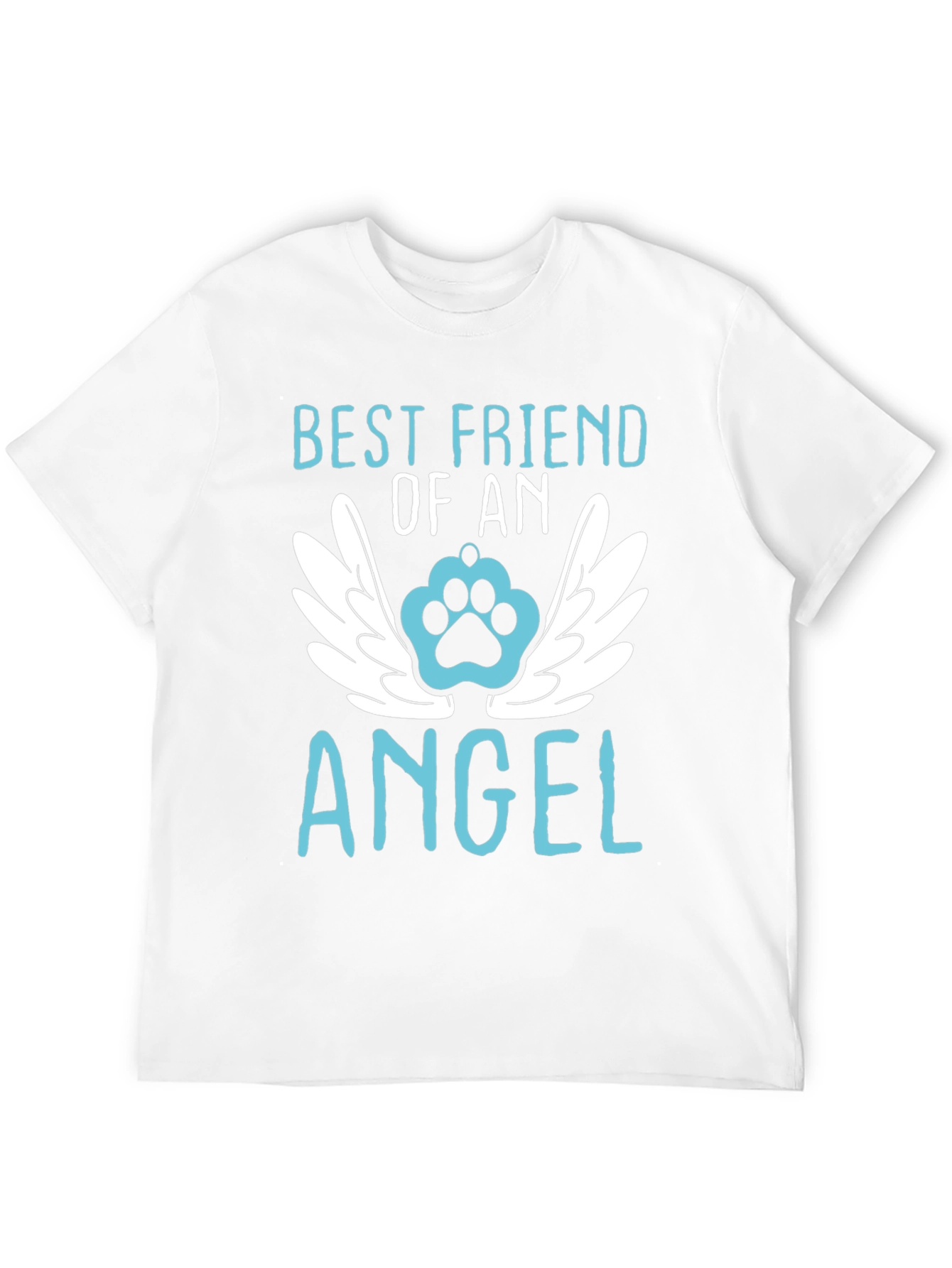 Best Friend of an Angel Paw Print T-Shirt