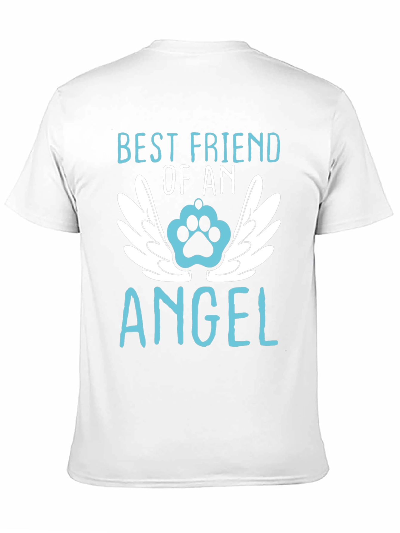 Best Friend of an Angel Paw Print T-Shirt