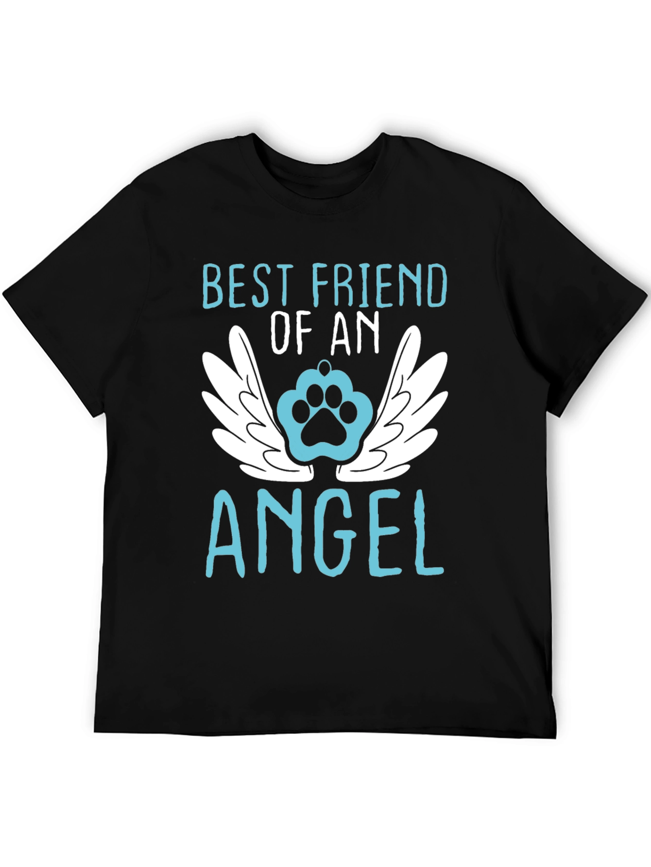 Best Friend of an Angel Paw Print T-Shirt