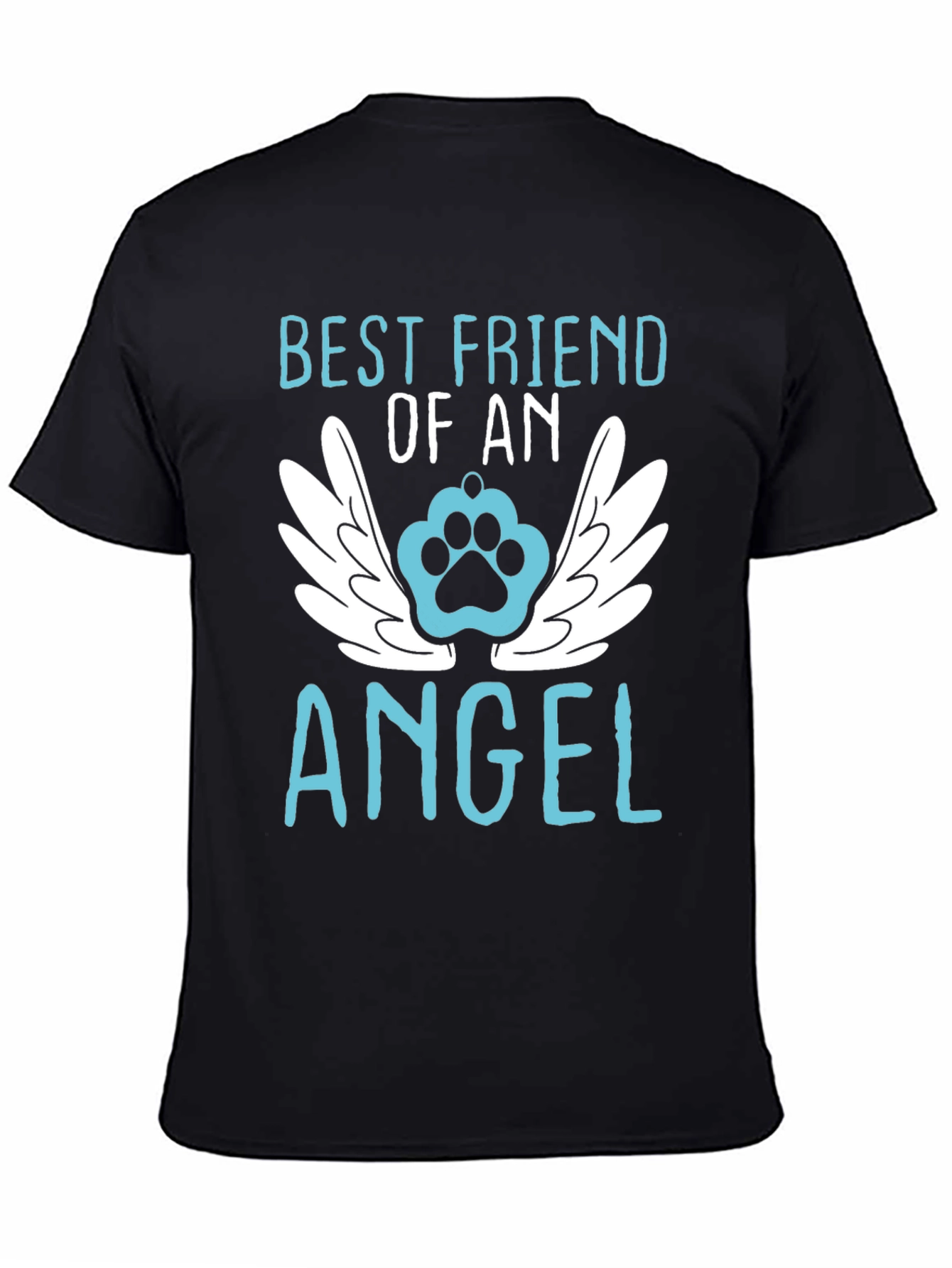 Best Friend of an Angel Paw Print T-Shirt