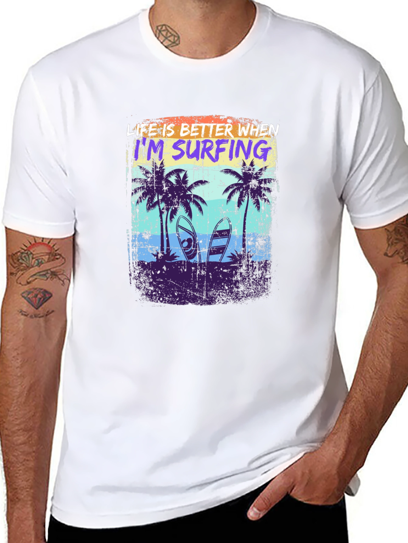 Life is Better Surfing Graphic T-Shirt