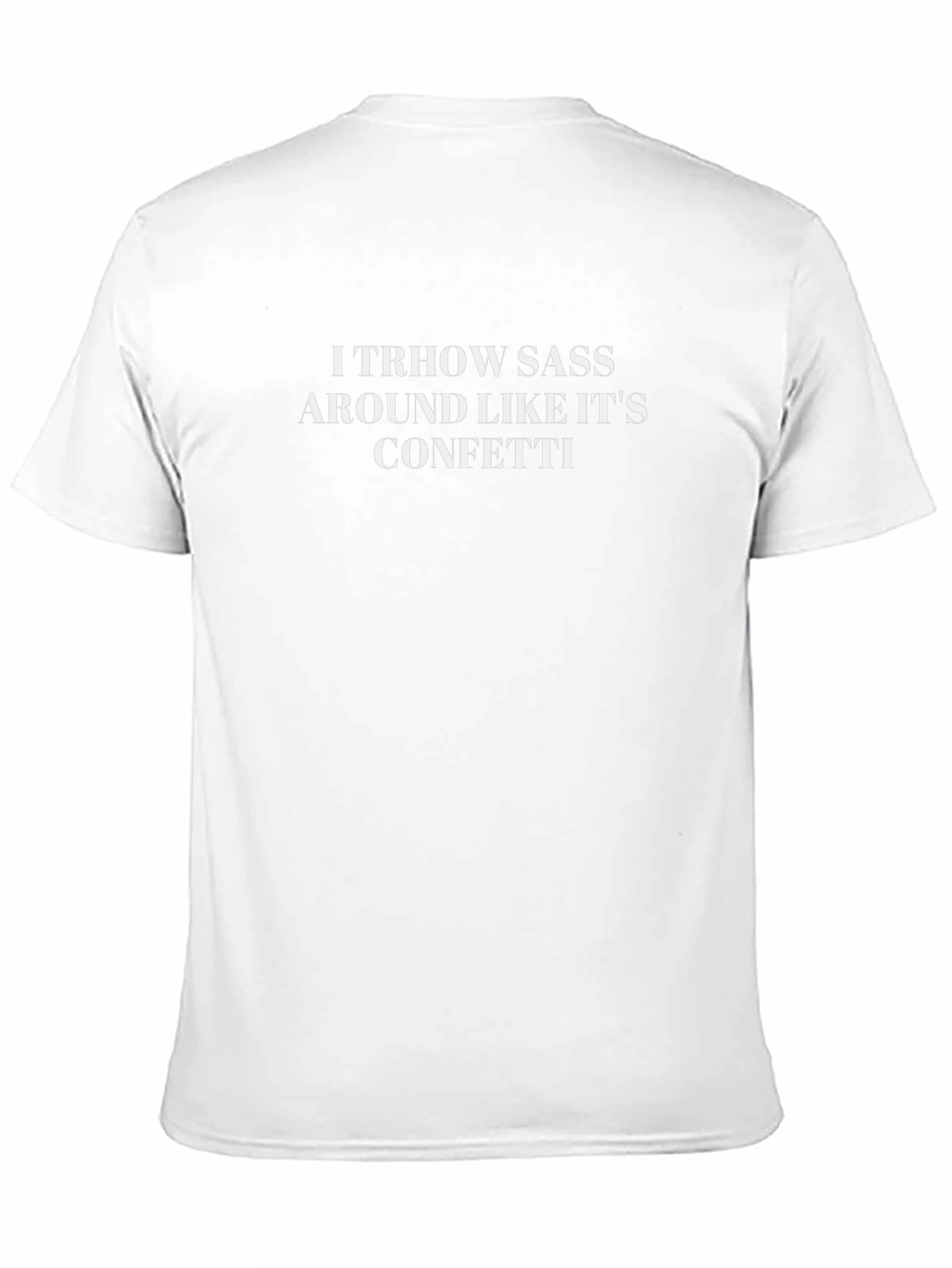 Sassy Confetti Graphic Tee - Black