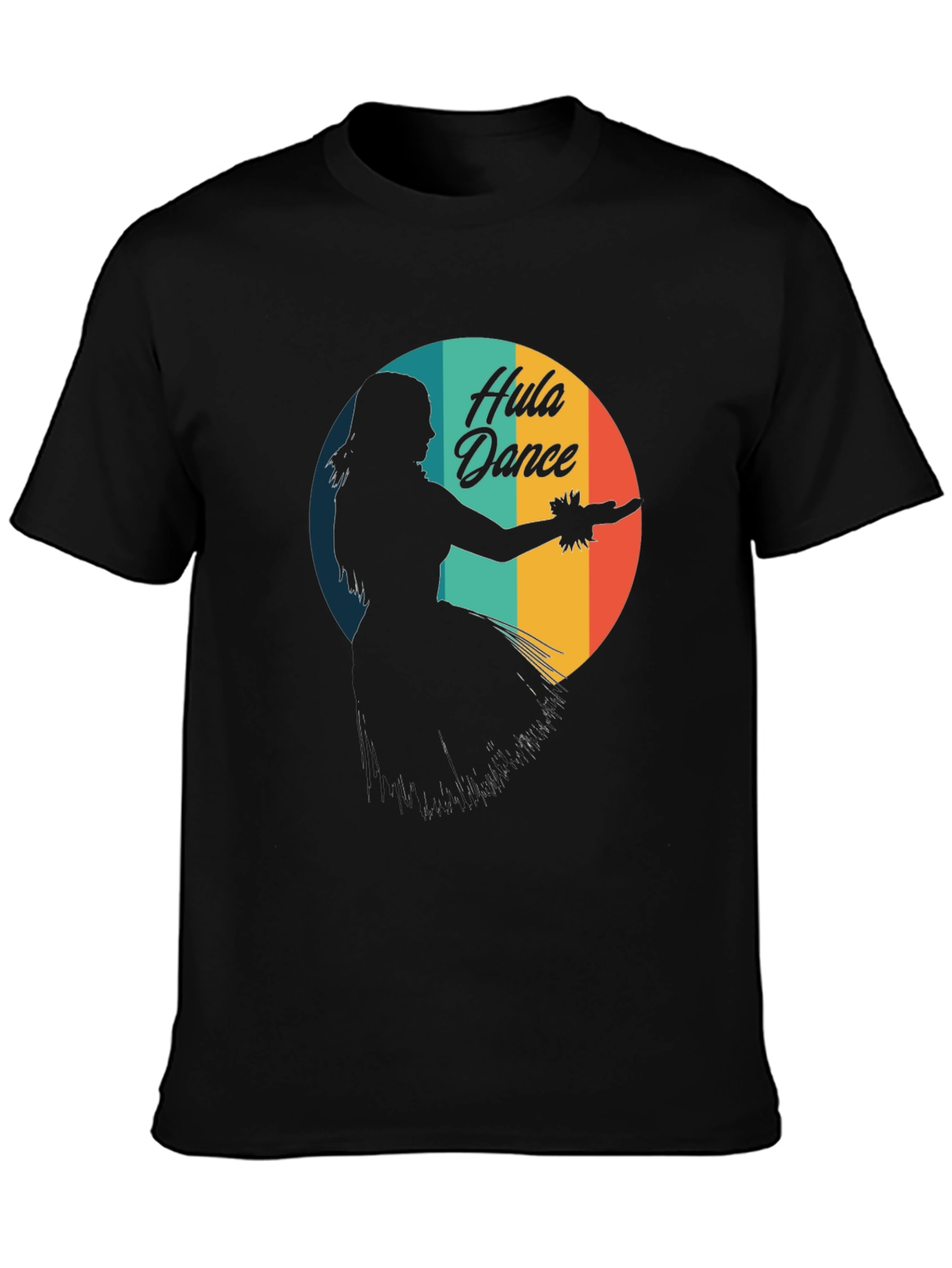 Hula Dance Graphic Tee - Retro Hawaiian Shirt