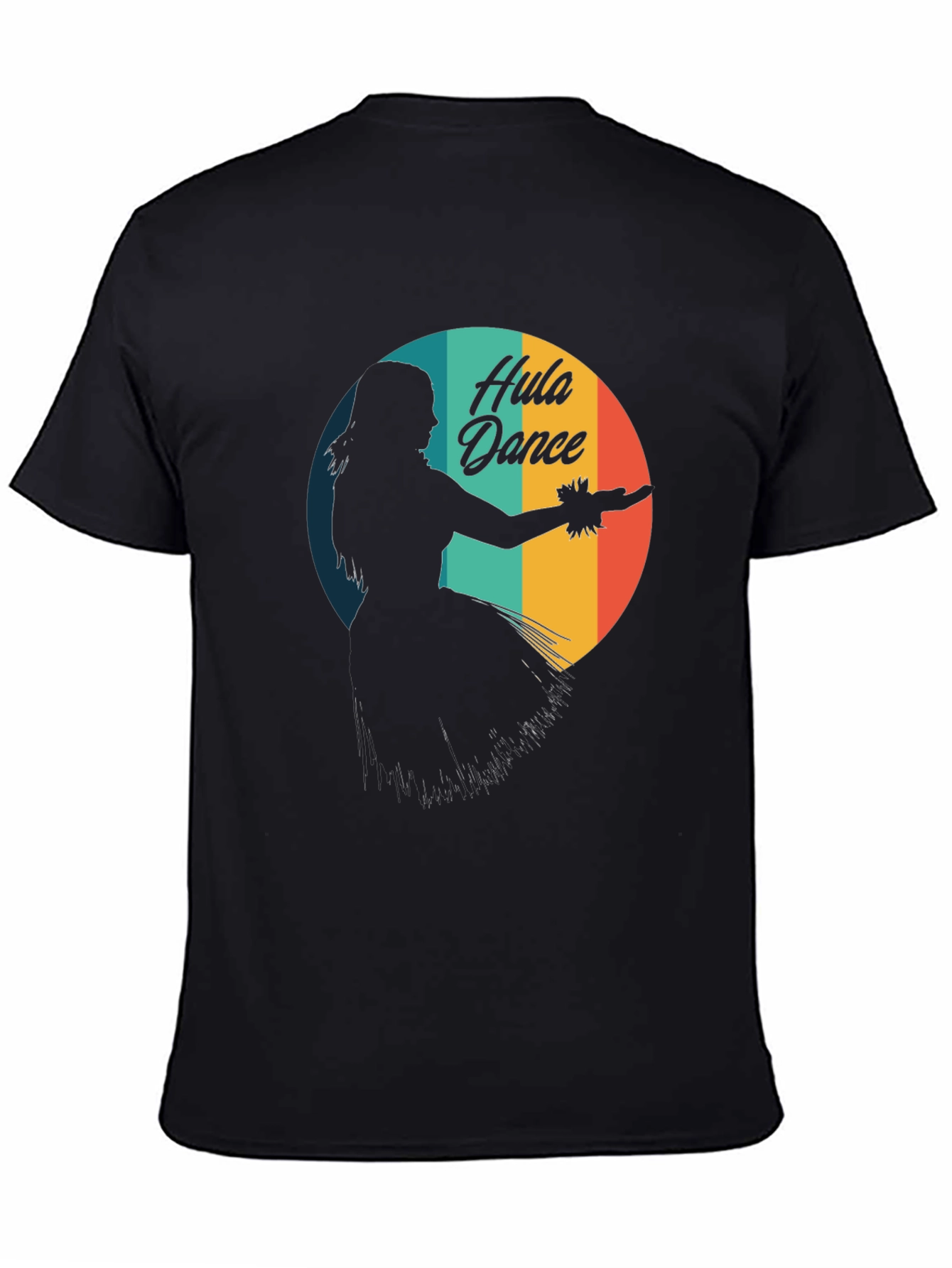 Hula Dance Graphic Tee - Retro Hawaiian Shirt