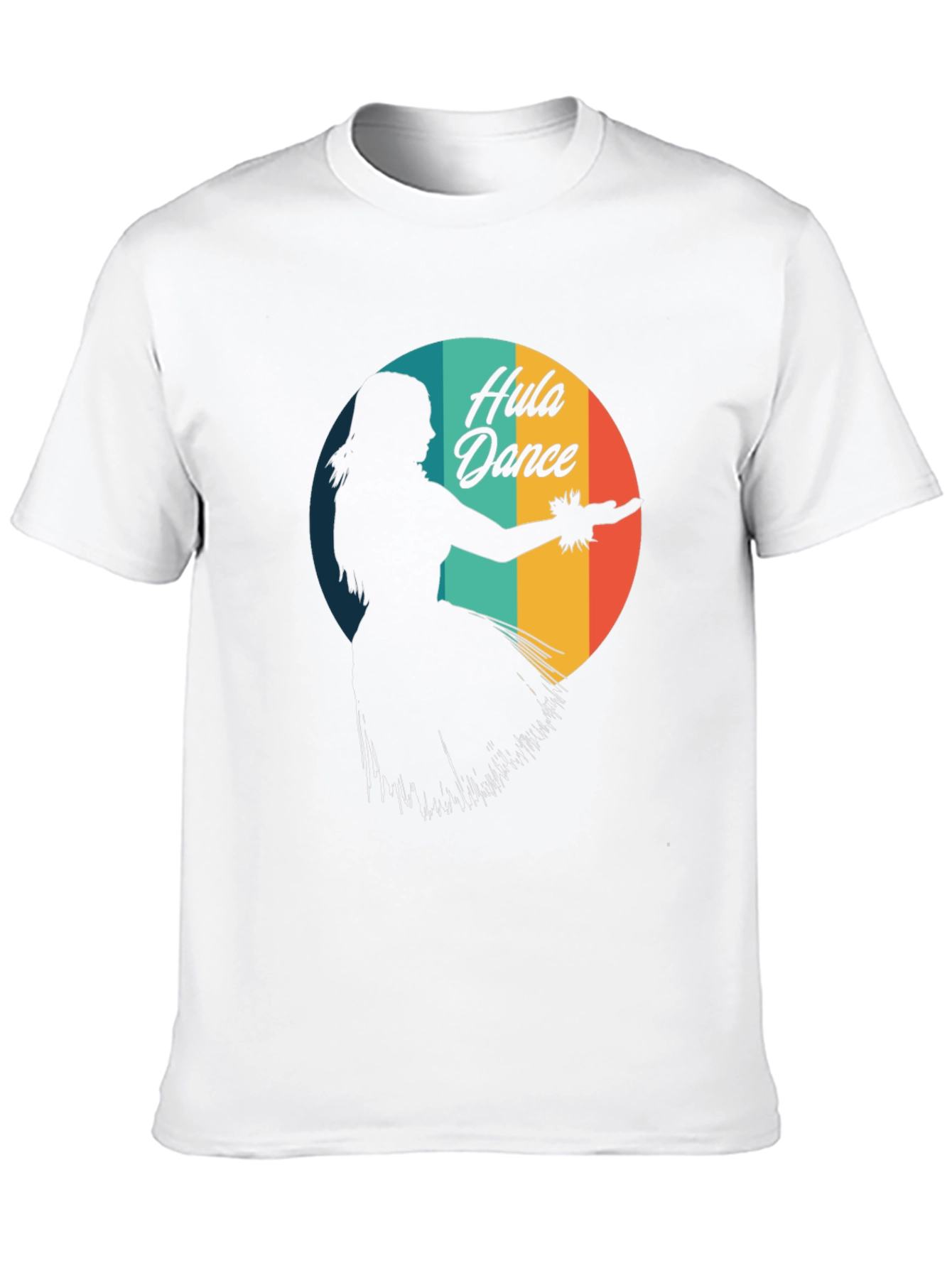 Hula Dance Graphic Tee - Retro Hawaiian Shirt