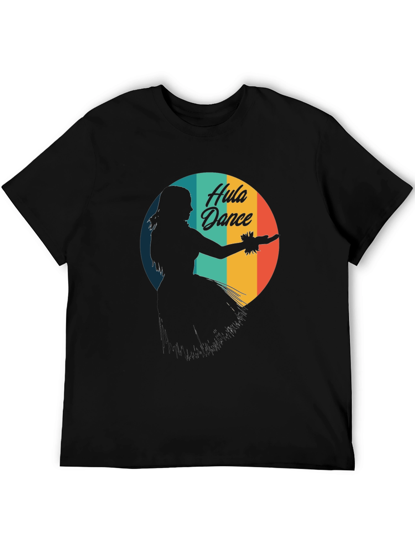 Hula Dance Graphic Tee - Retro Hawaiian Shirt