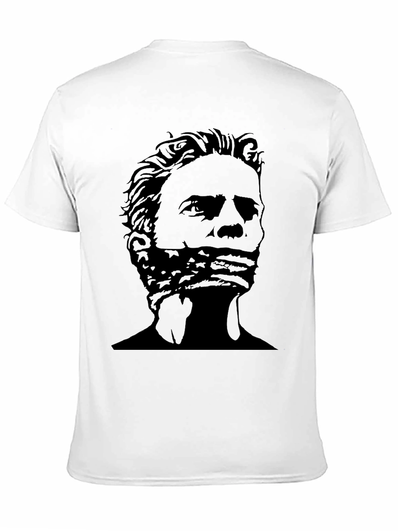 Political Silhouette Graphic Print Tee