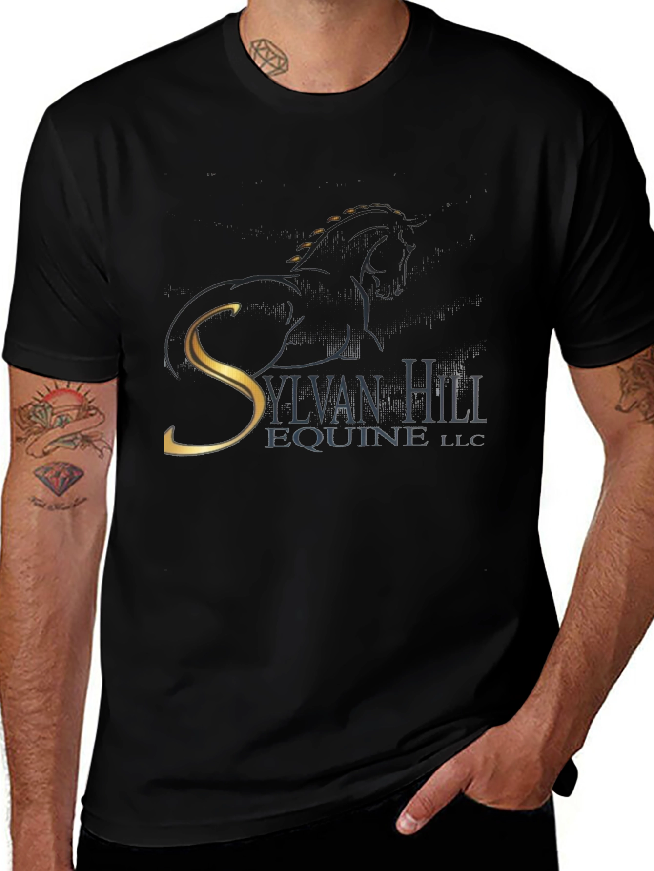 Sylvan Hill Equine LLC T-Shirt - Black