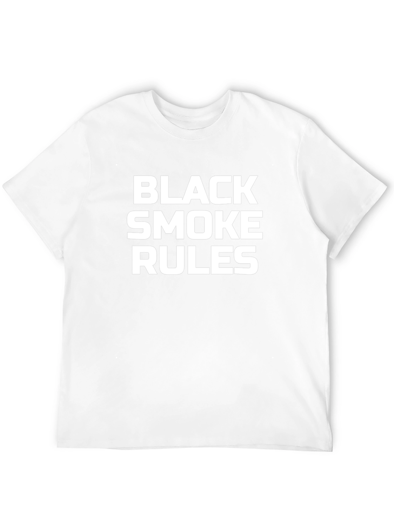 Black Smoke Rules Graphic T-Shirt