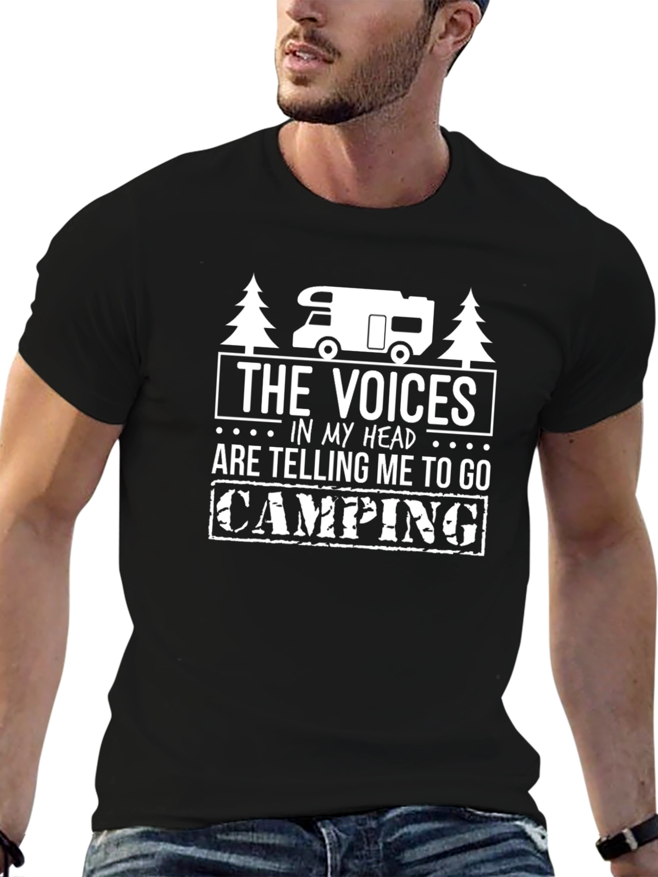Camping Humor Graphic T-Shirt