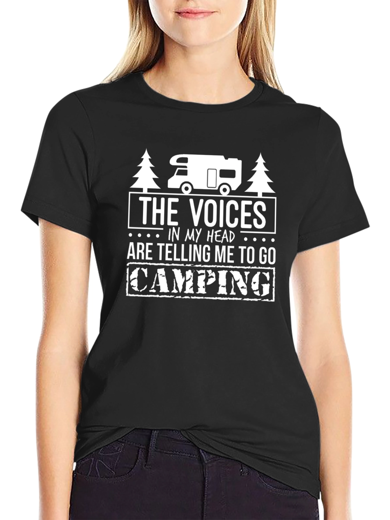 Camping Humor Graphic T-Shirt