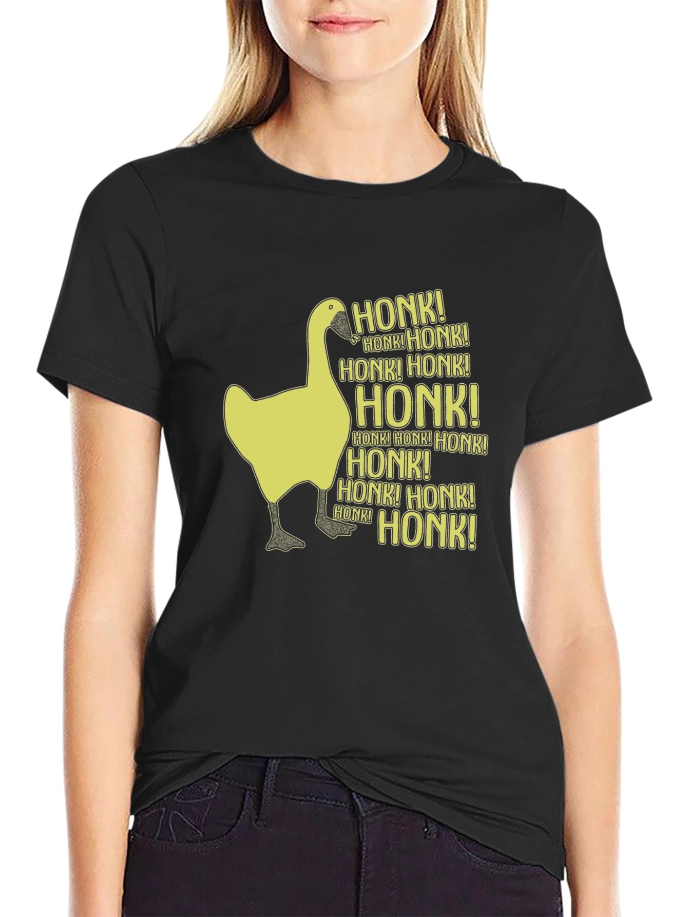Honk Goose Graphic T-Shirt - Funny Animal Tee