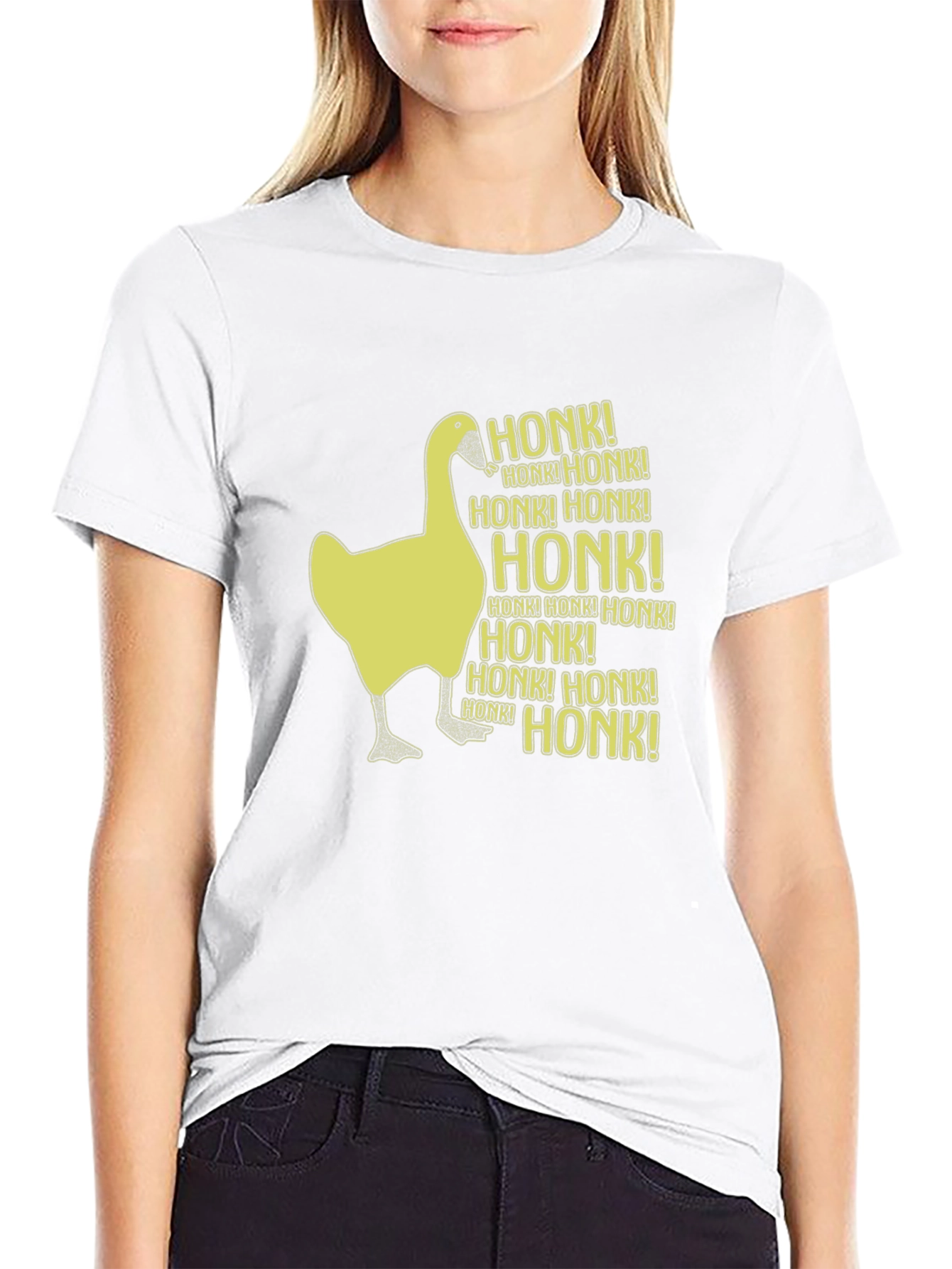 Honk Goose Graphic T-Shirt - Funny Animal Tee