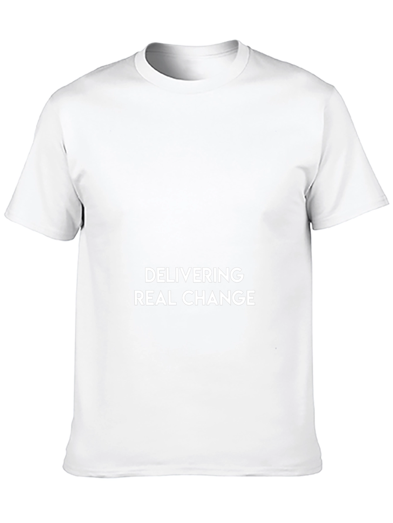 Delivering Real Change Black Graphic T-Shirt