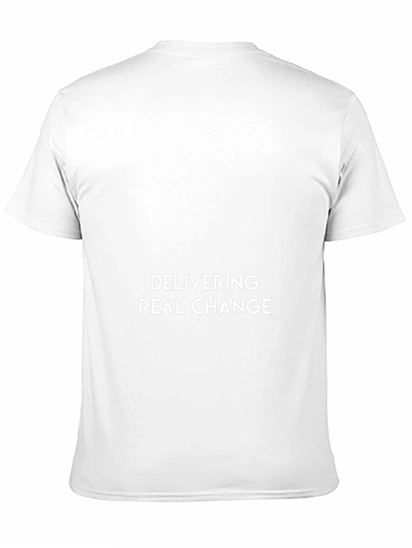 Delivering Real Change Black Graphic T-Shirt