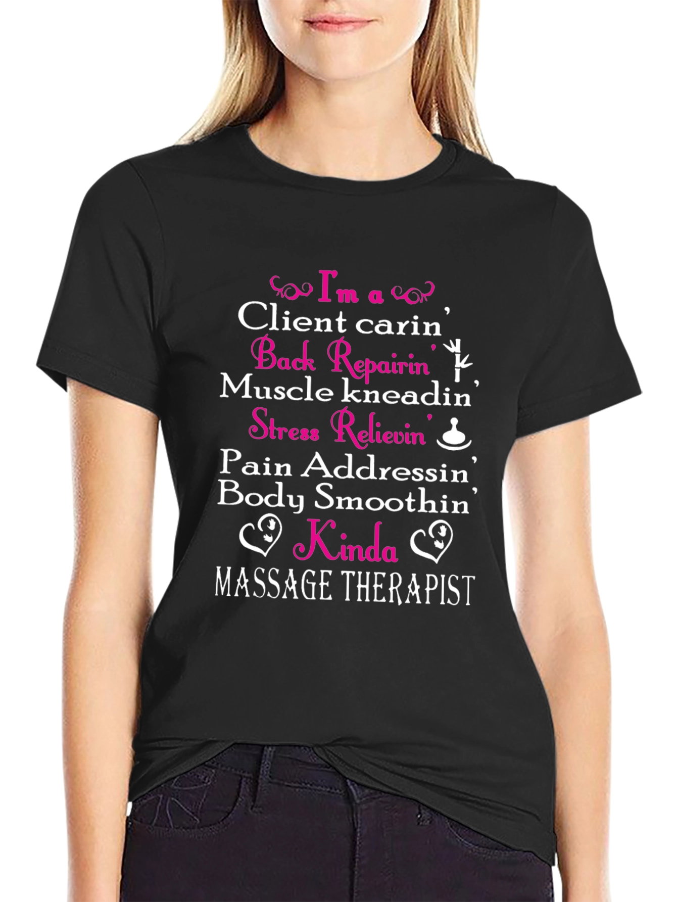 Im a Kinda Massage Therapist T-Shirt Funny Gift