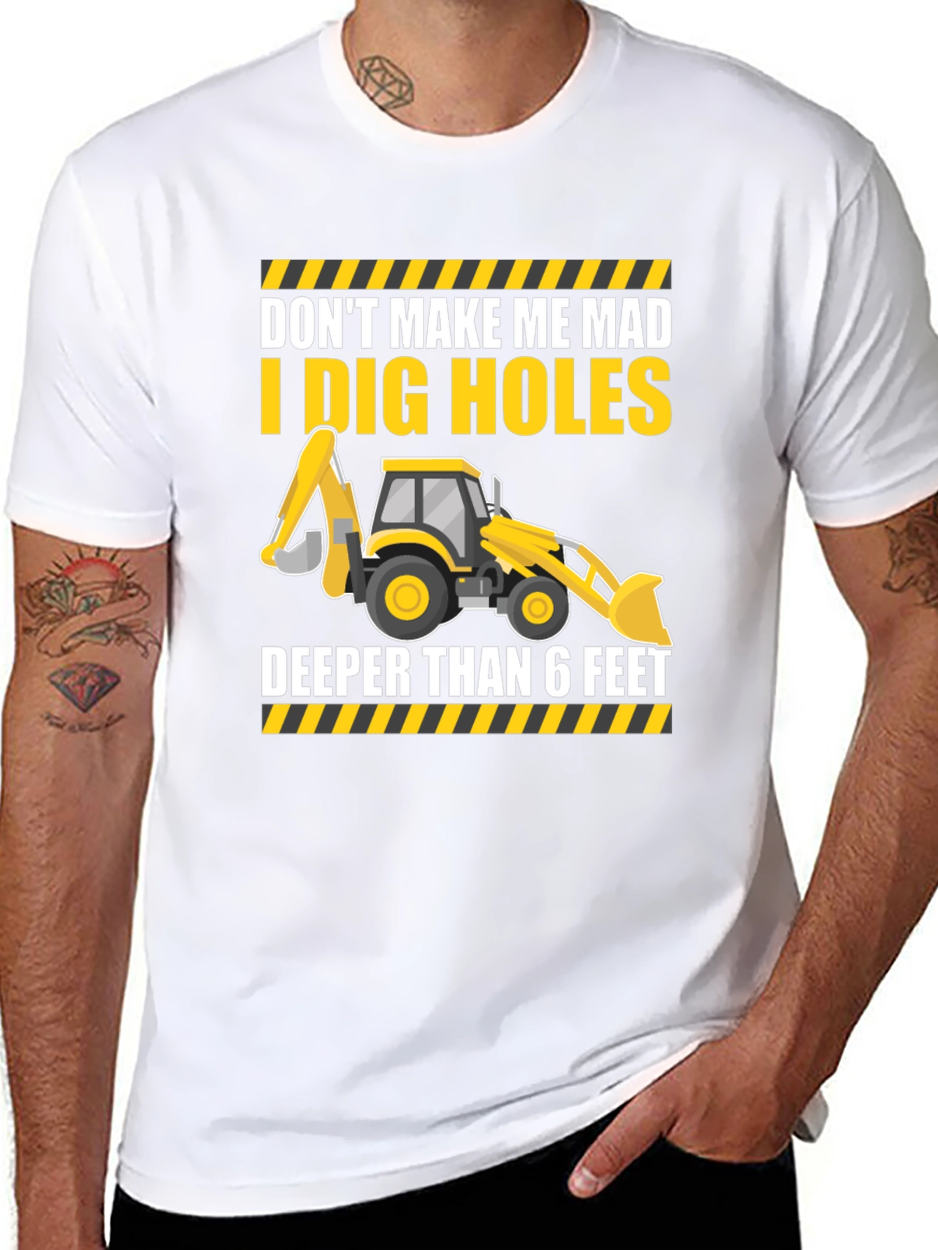 I Dig Holes T-Shirt - Construction Humor
