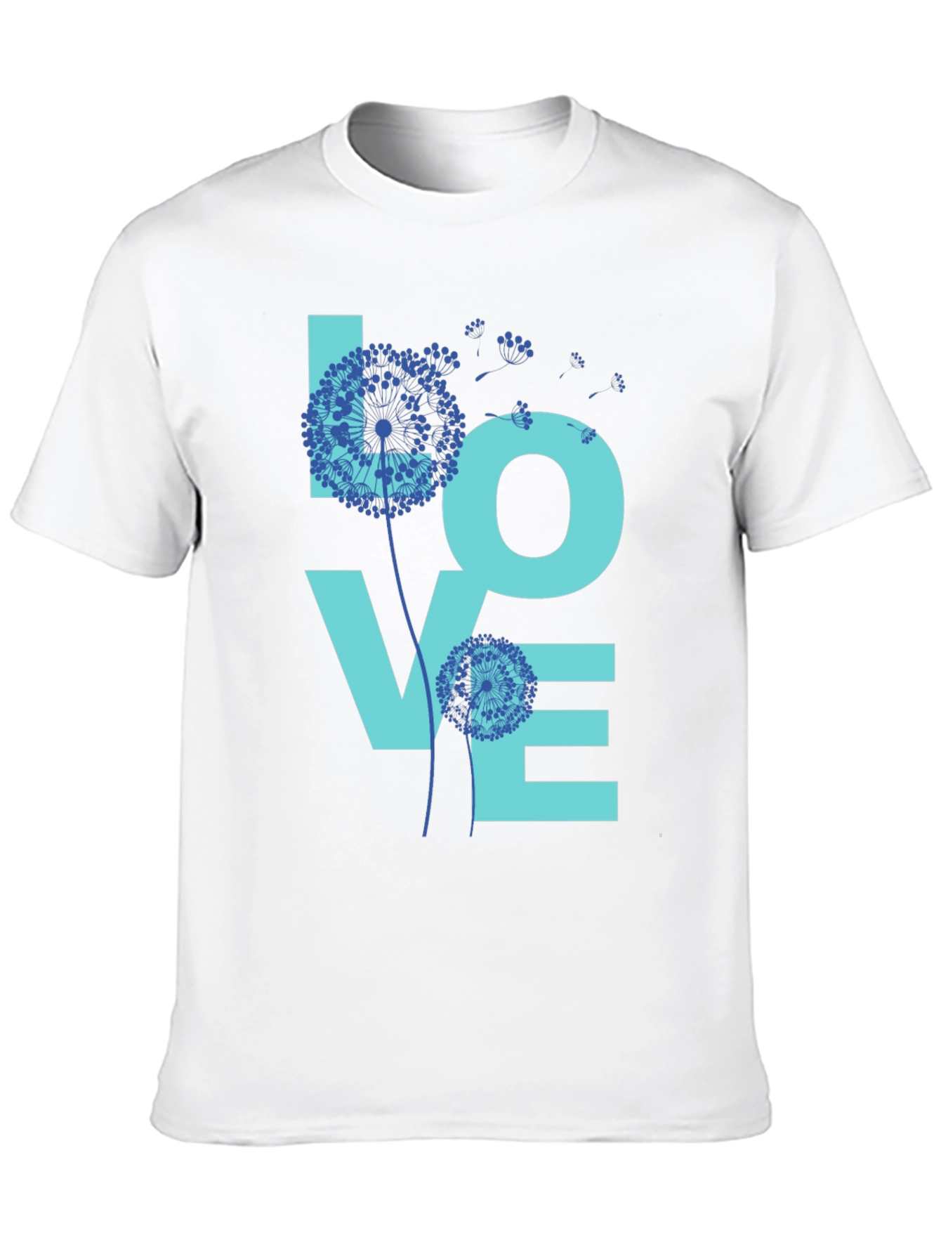 LOVE Dandelion Graphic T-Shirt