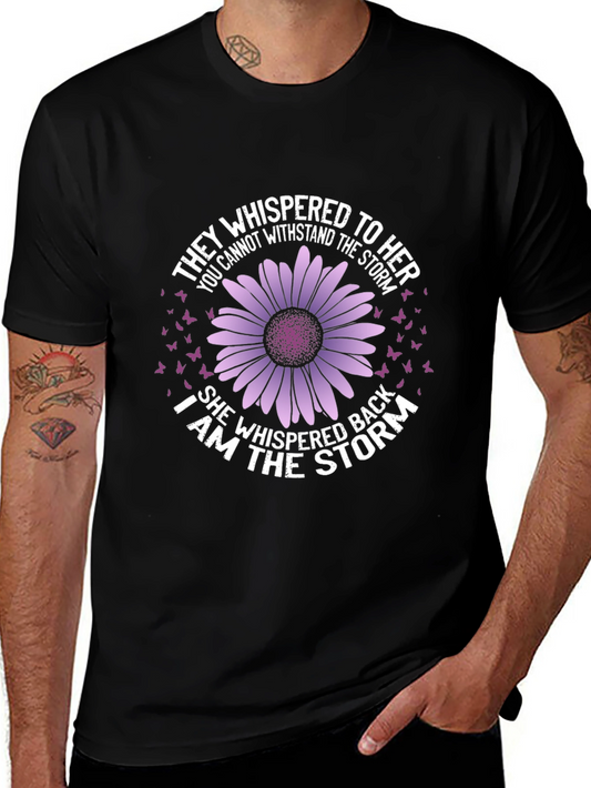 Whispered Storm T-Shirt - Empowering Graphic Tee