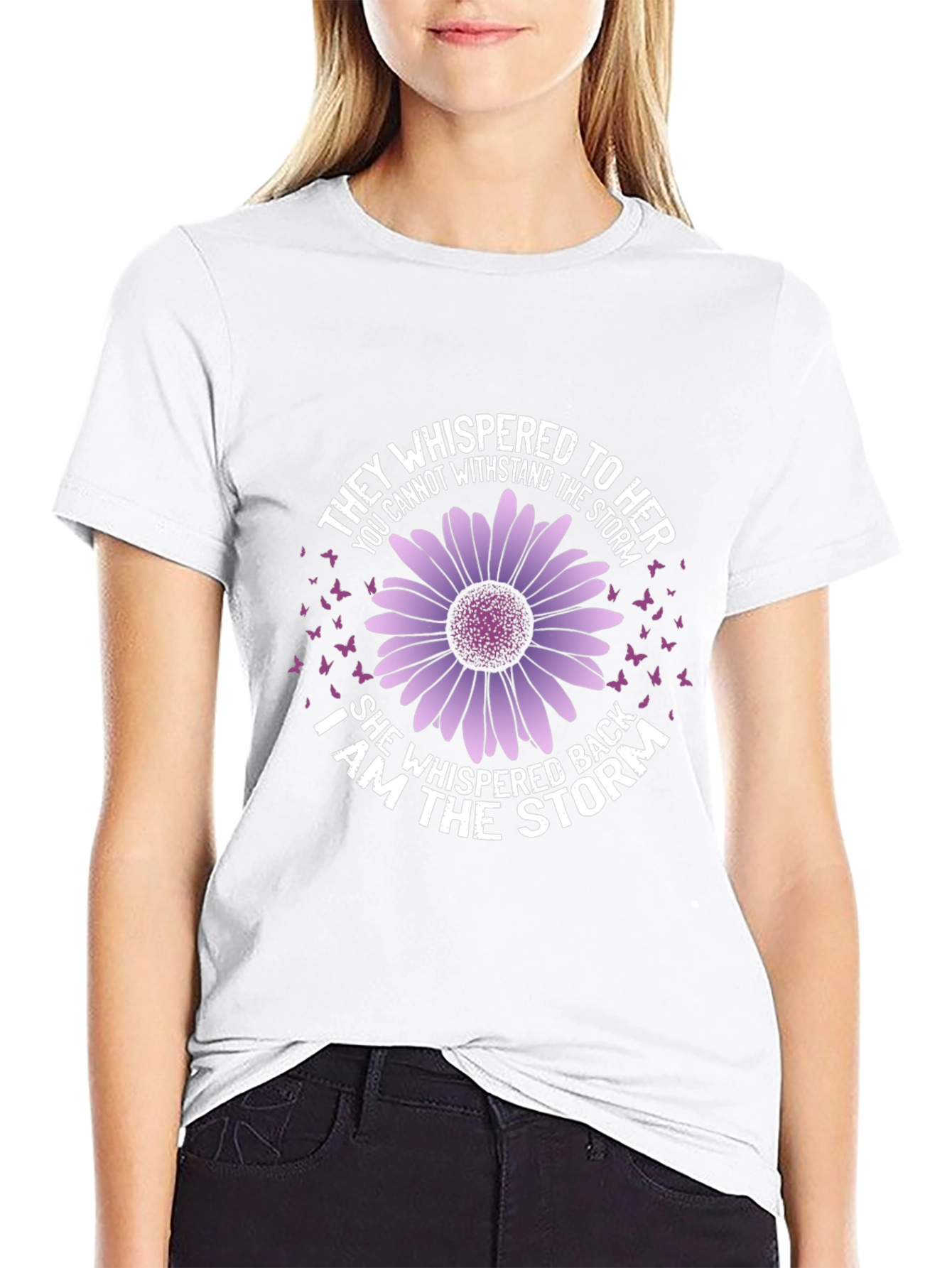 Whispered Storm T-Shirt - Empowering Graphic Tee