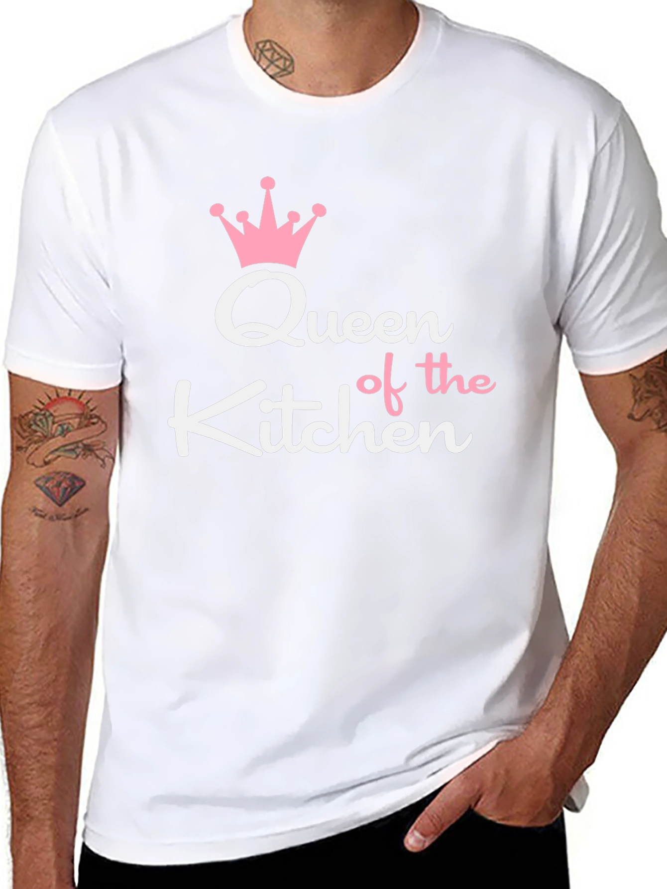 Queen of the Kitchen Graphic Tee - Black