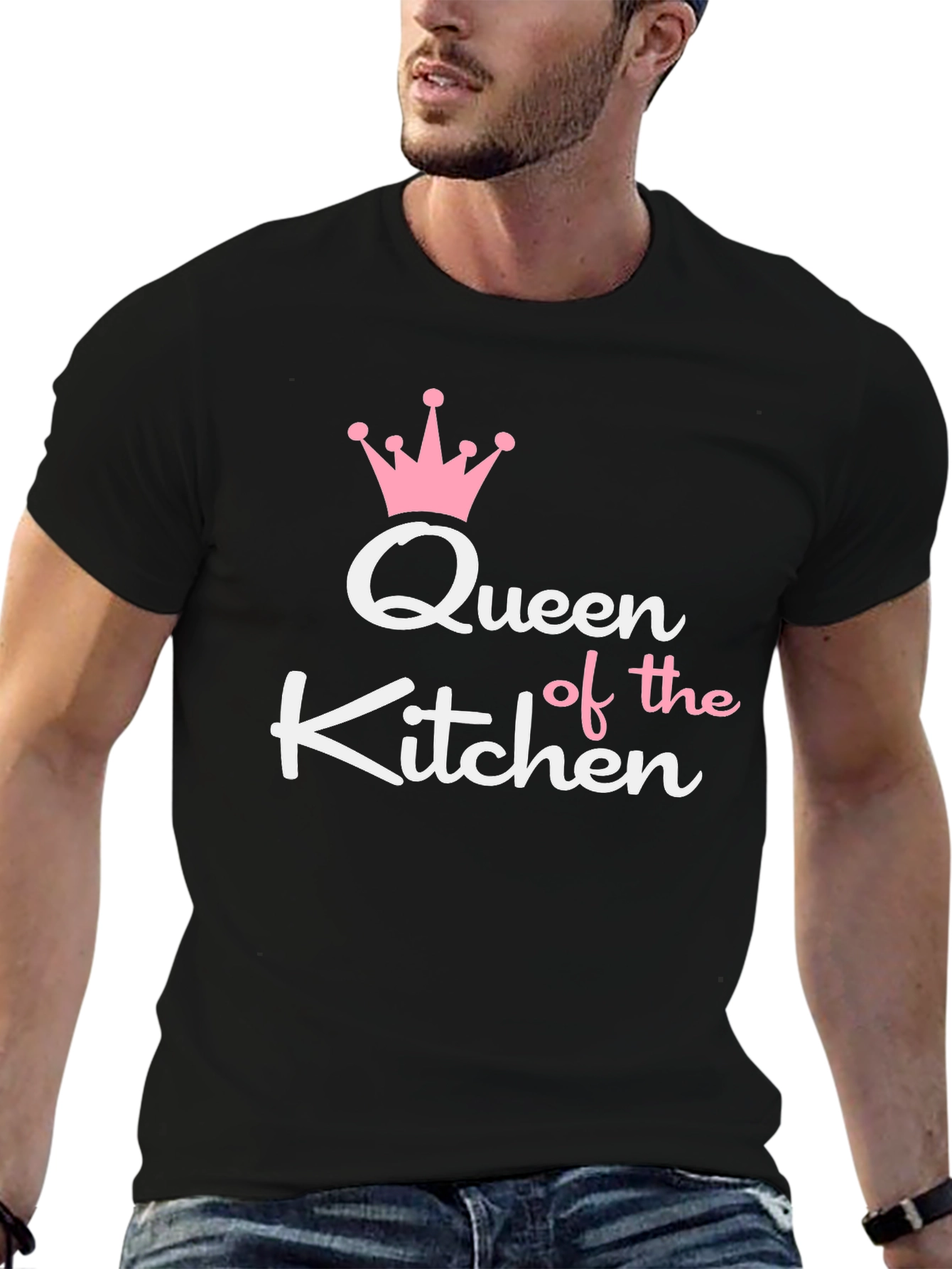 Queen of the Kitchen Graphic Tee - Black