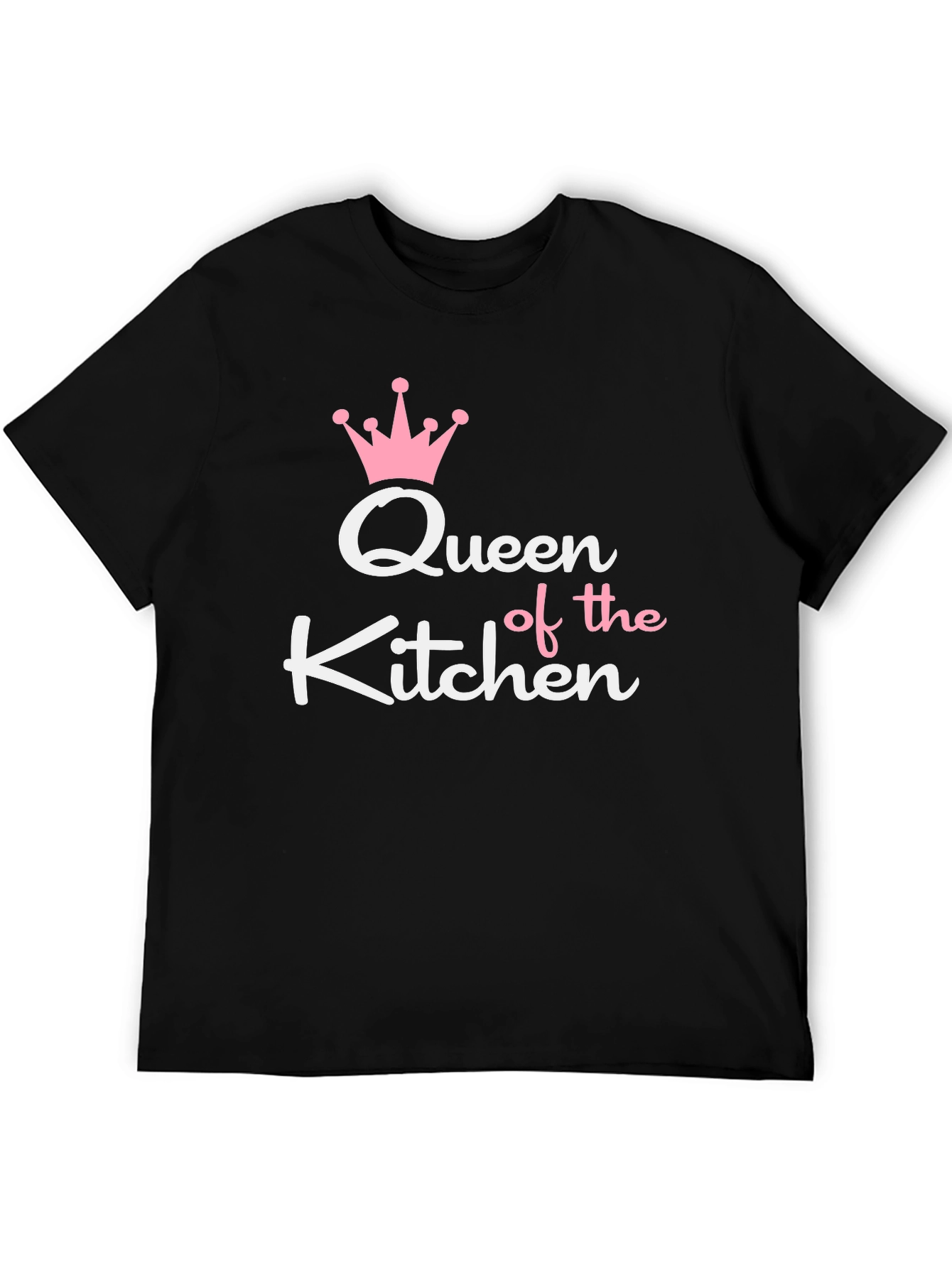 Queen of the Kitchen Graphic Tee - Black