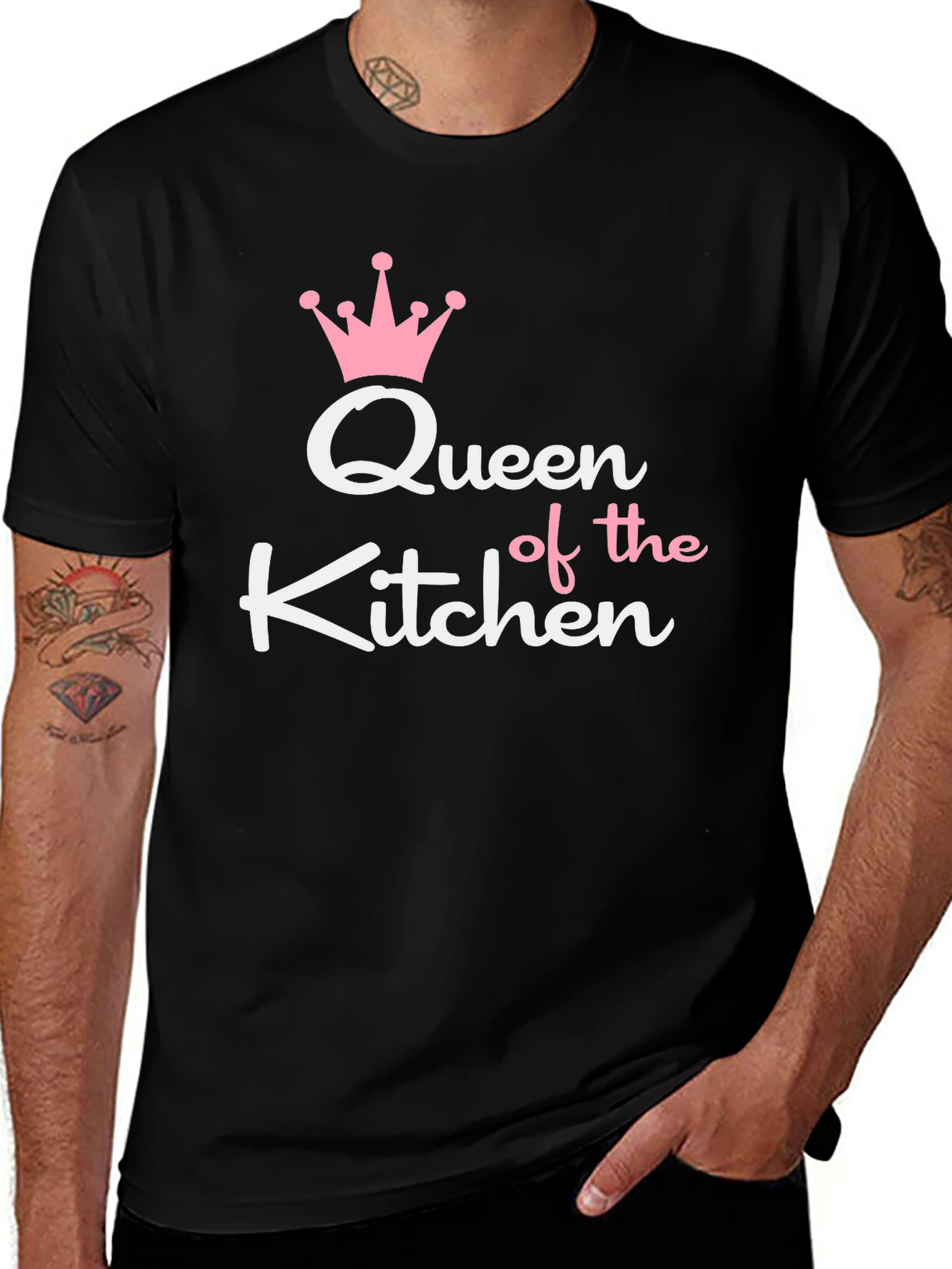 Queen of the Kitchen Graphic Tee - Black