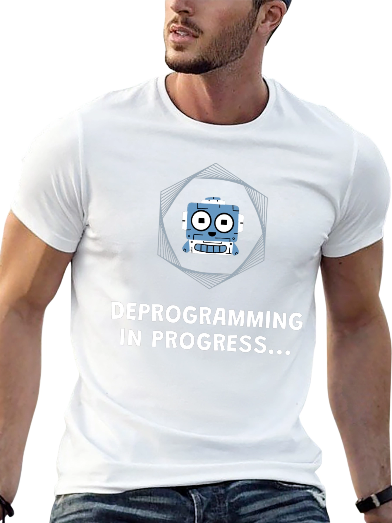 Deprogramming In Progress Graphic Tee