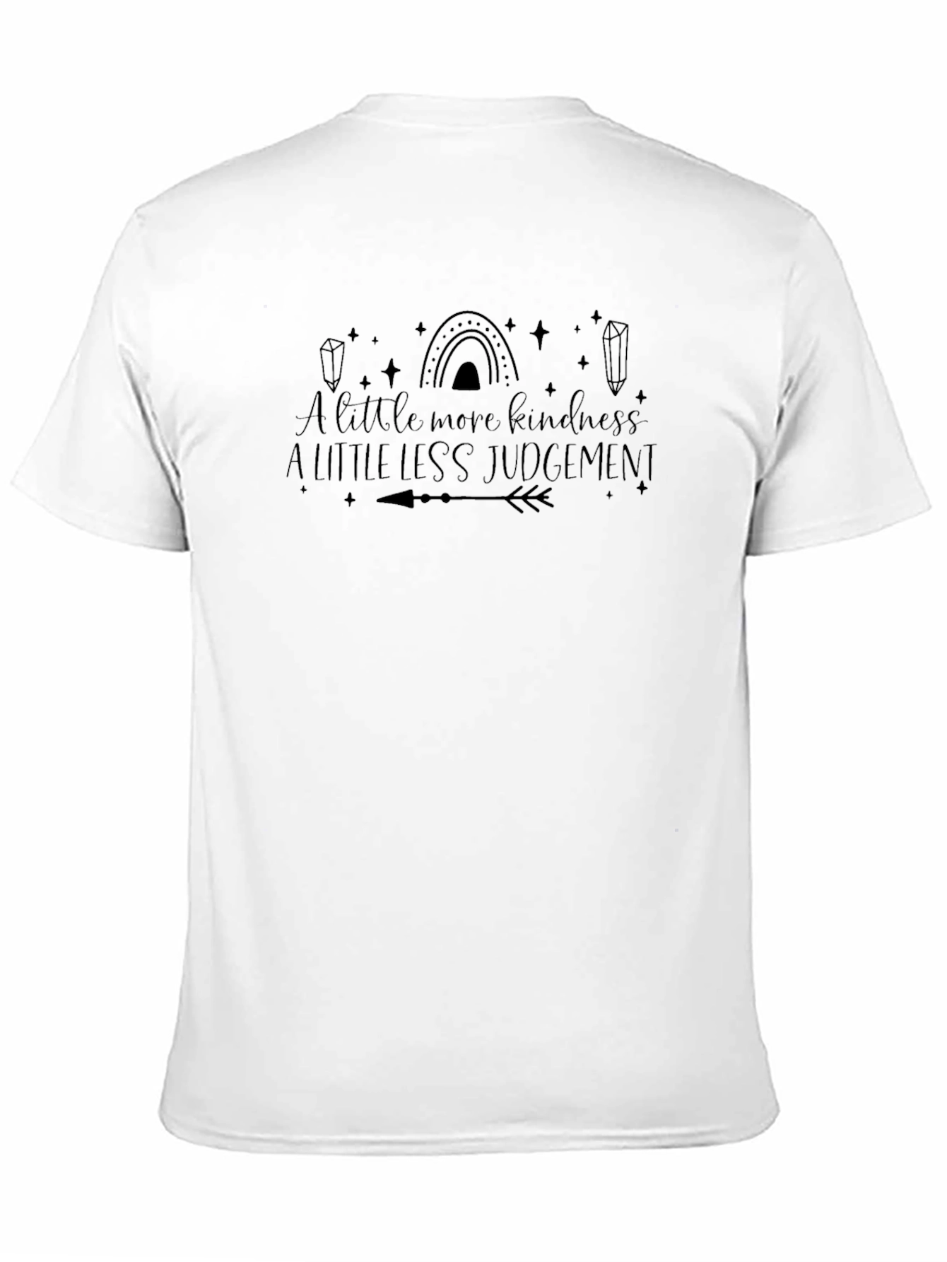 Kindness & Judgement Graphic Tee - Unisex Black T-Shirt