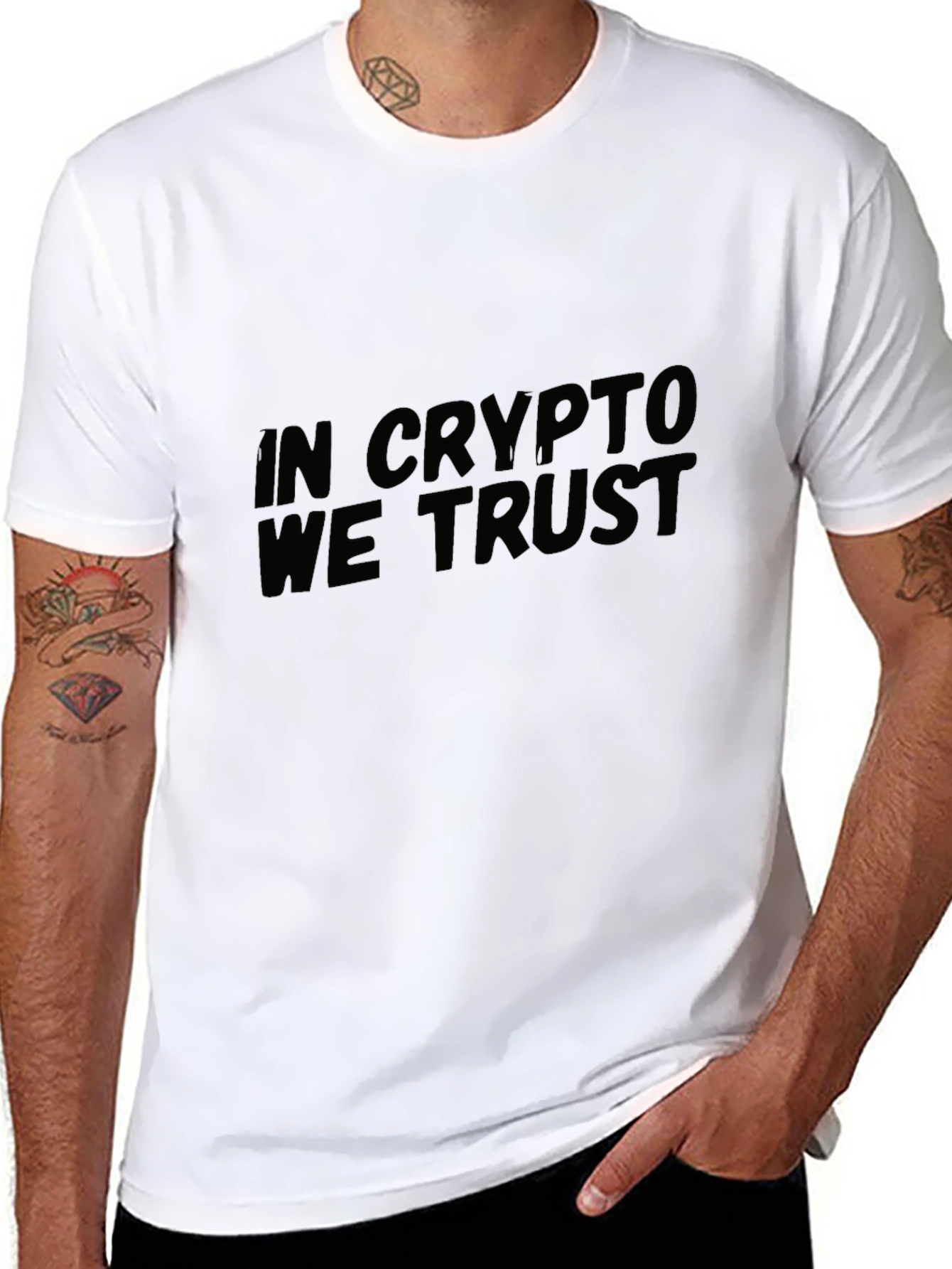 In Crypto We Trust T-Shirt - Black