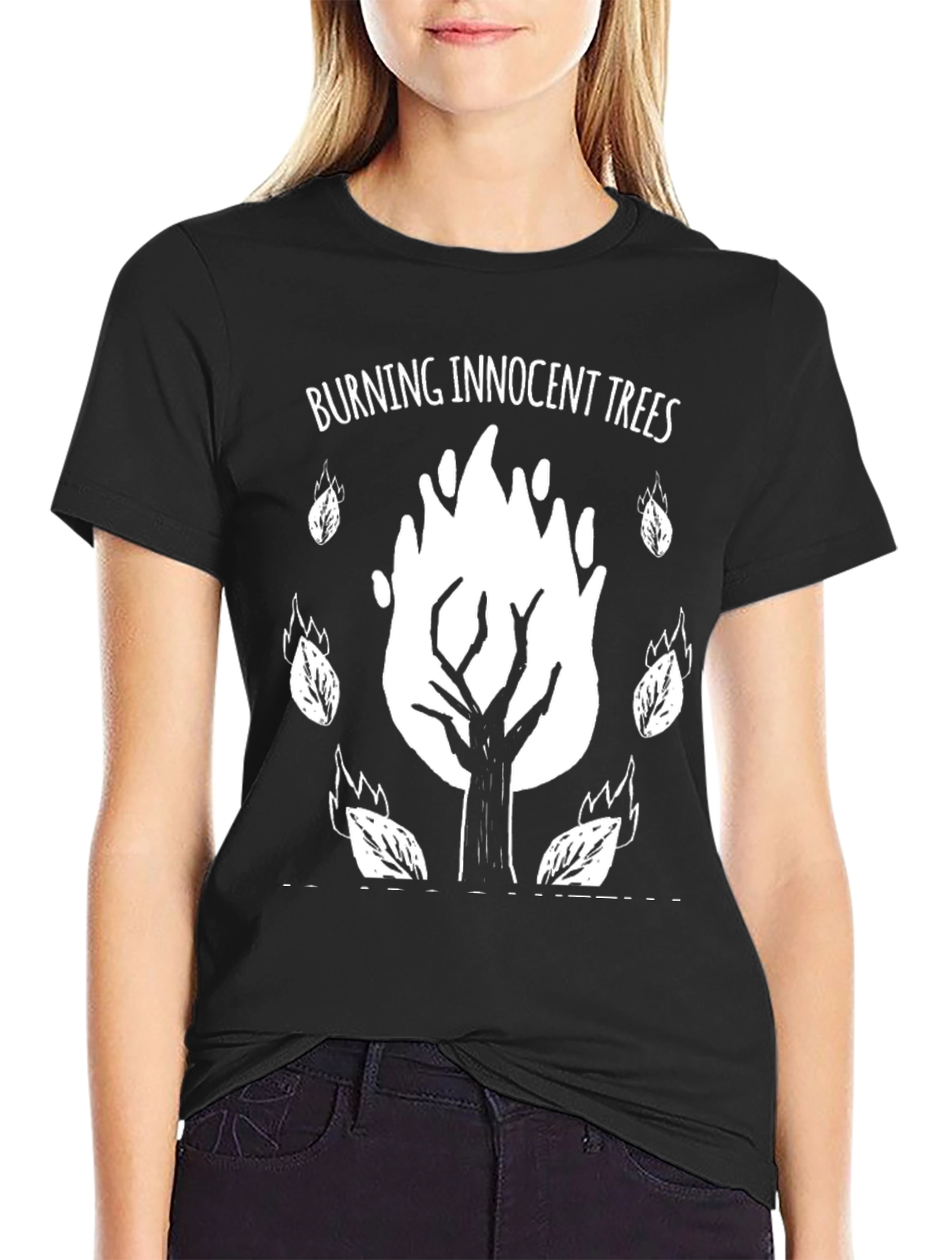 Burning Innocent Trees Graphic Tee
