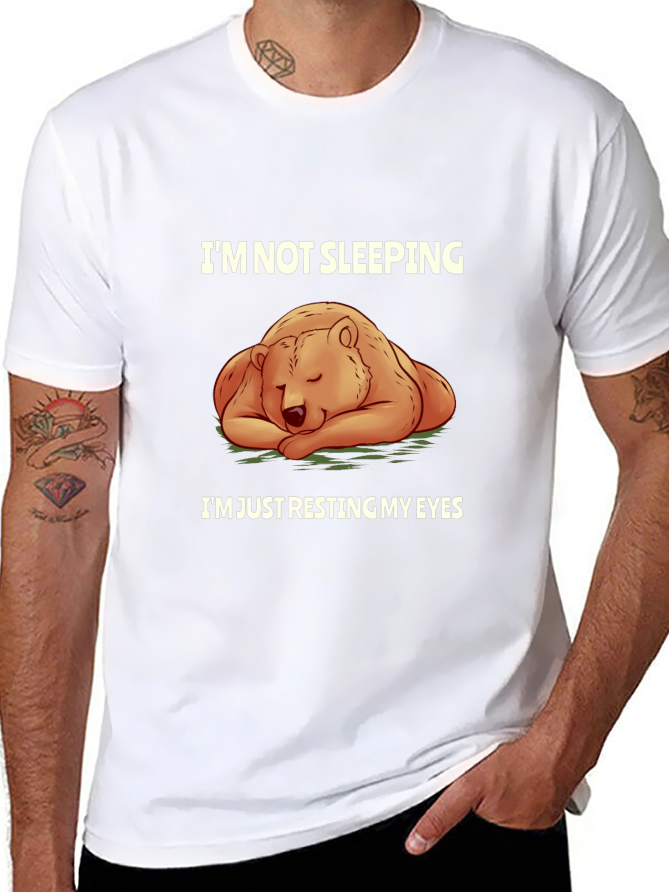 Resting Bear Graphic T-Shirt