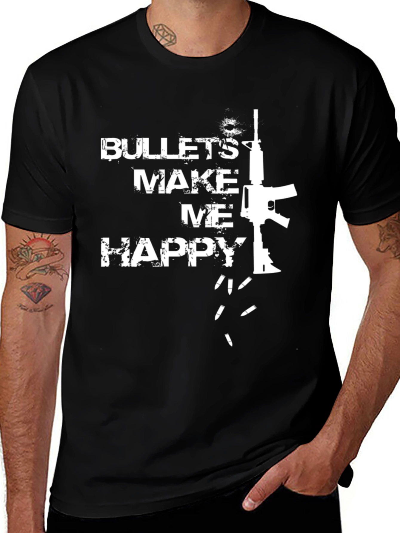 Bullets Make Me Happy T-Shirt