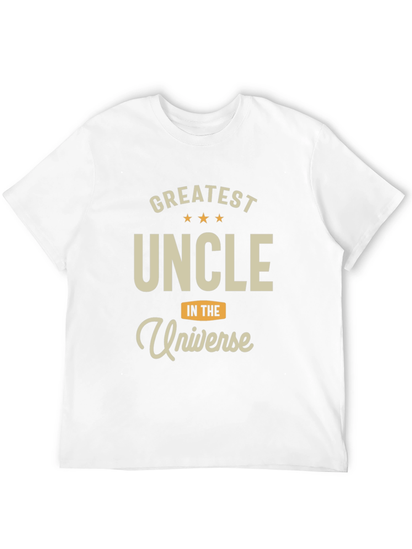Greatest Uncle in the Universe Black T-Shirt