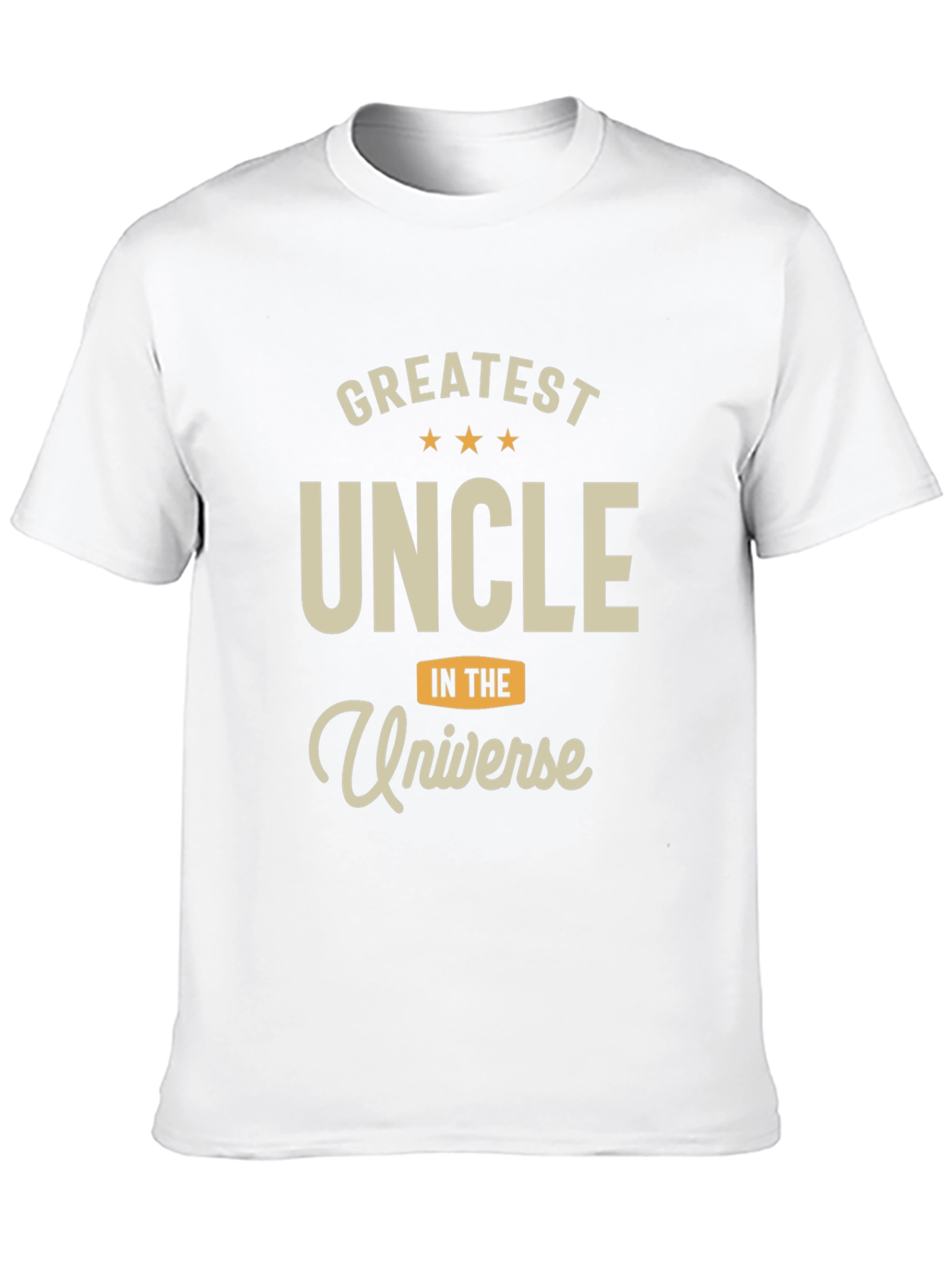 Greatest Uncle in the Universe Black T-Shirt