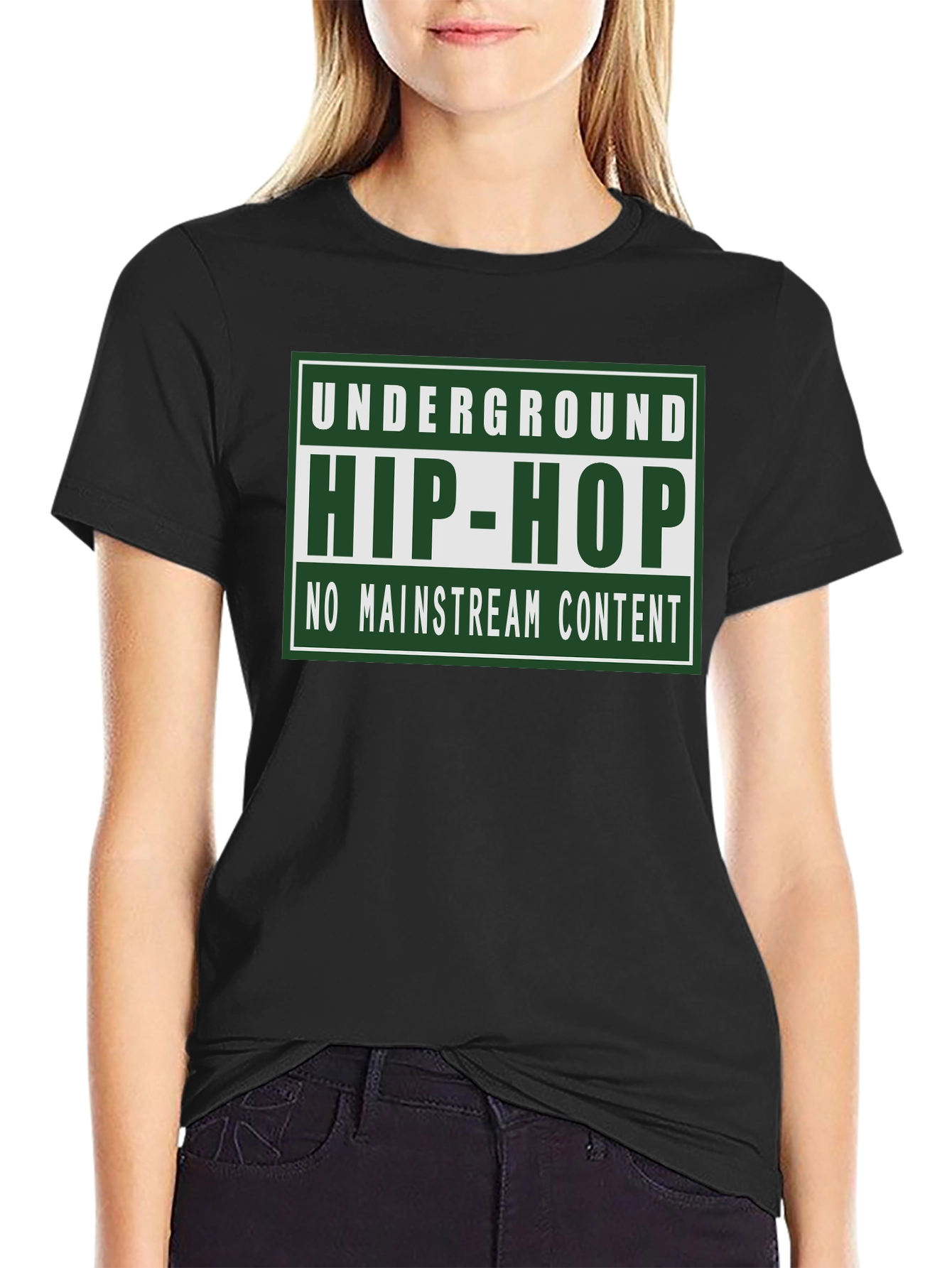 Underground Hip-Hop T-Shirt - No Mainstream Content