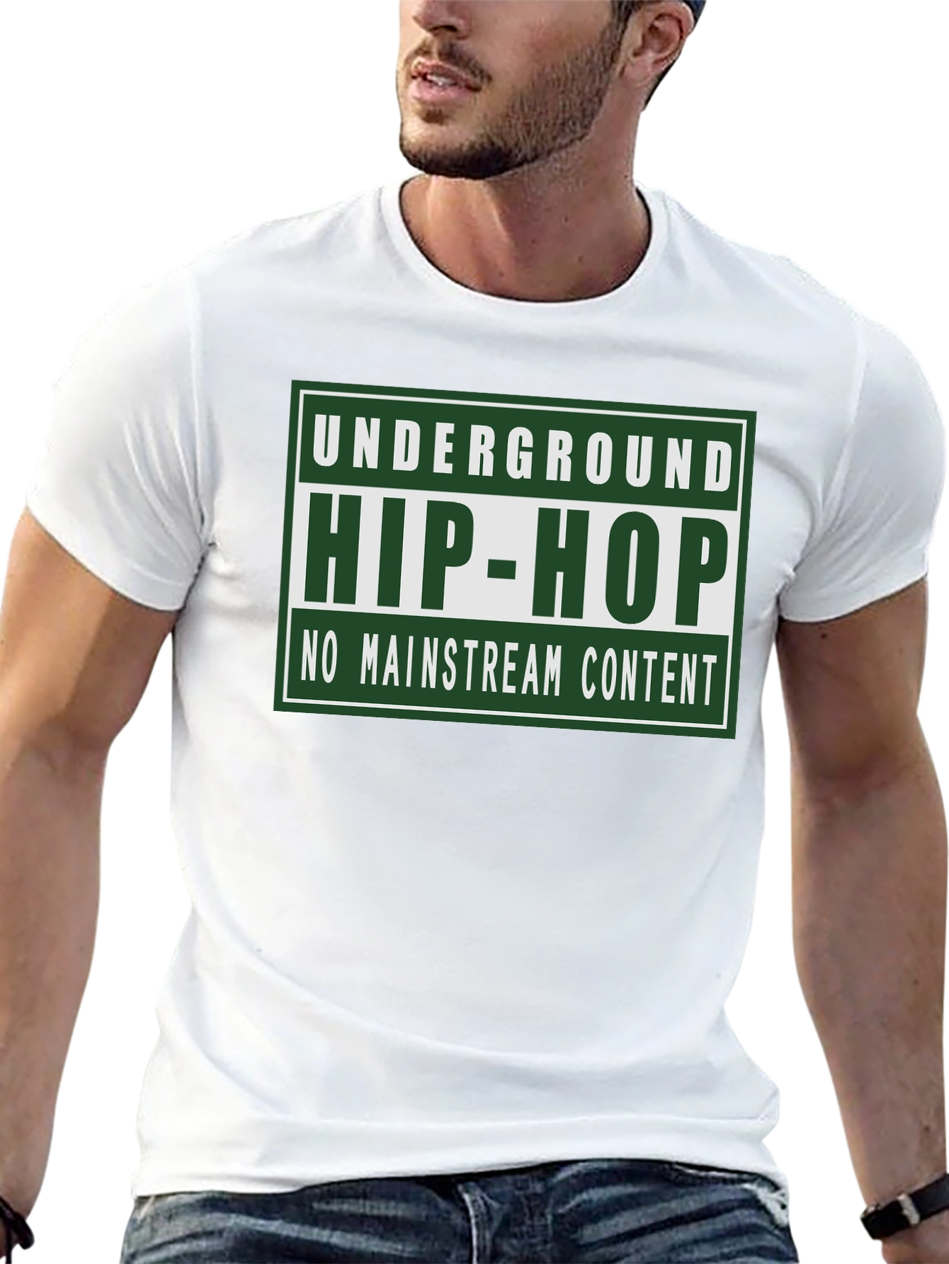 Underground Hip-Hop T-Shirt - No Mainstream Content