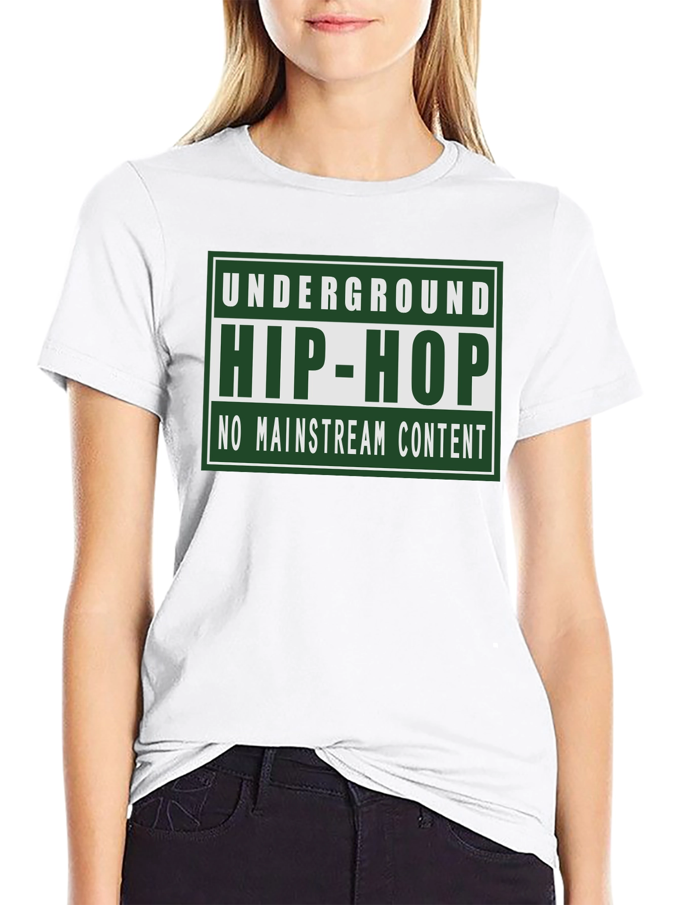 Underground Hip-Hop T-Shirt - No Mainstream Content