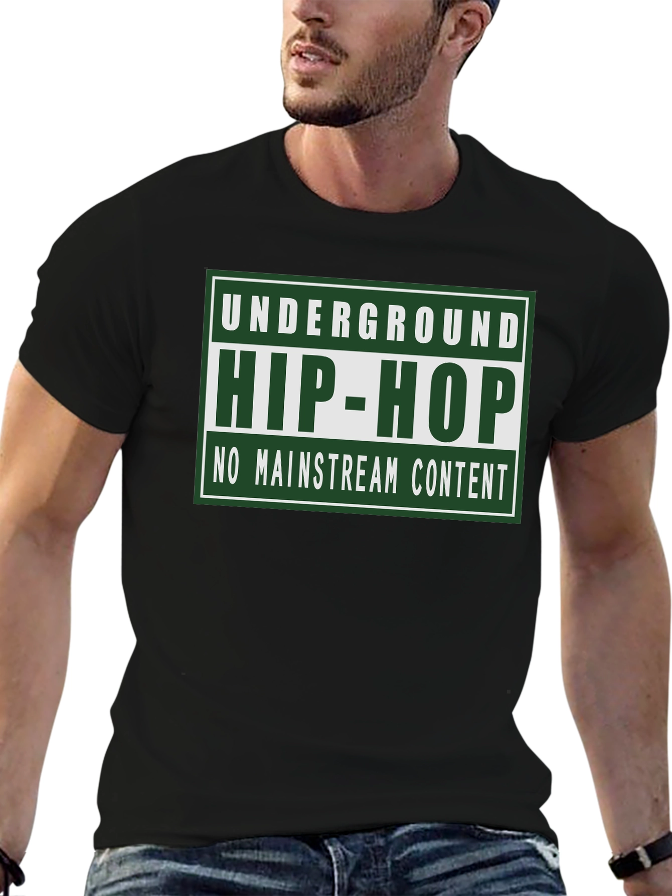 Underground Hip-Hop T-Shirt - No Mainstream Content