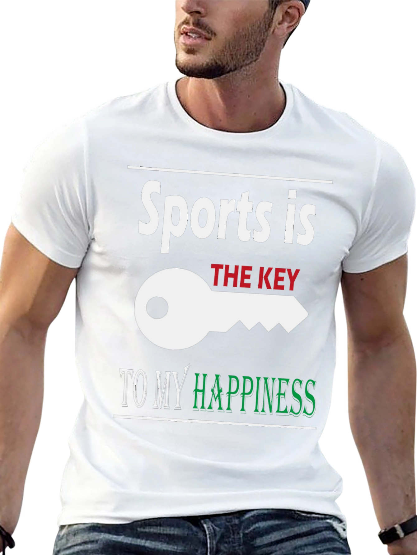 Sports is the Key to My Happiness T-Shirt