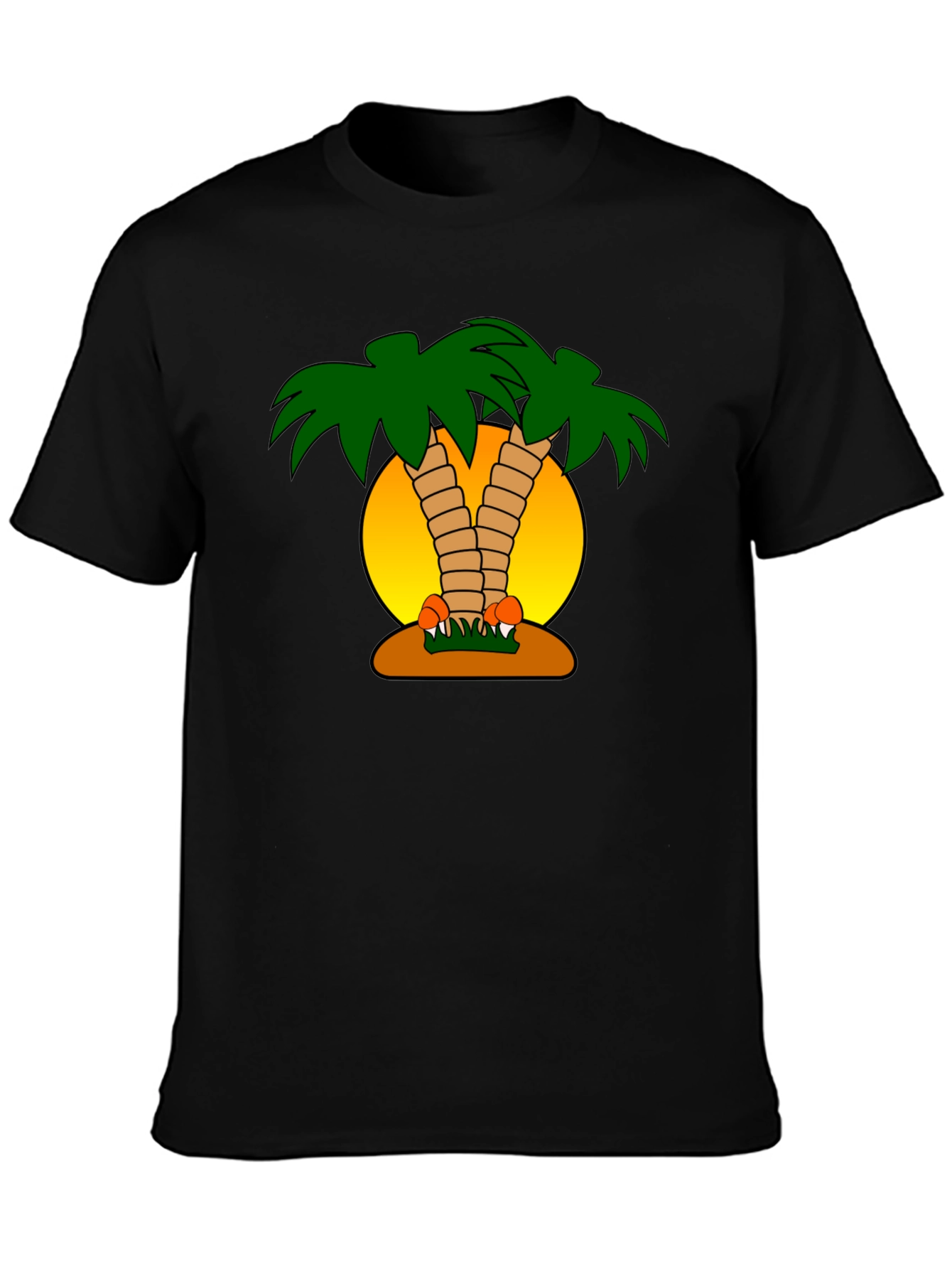 Tropical Palm Tree Graphic T-Shirt