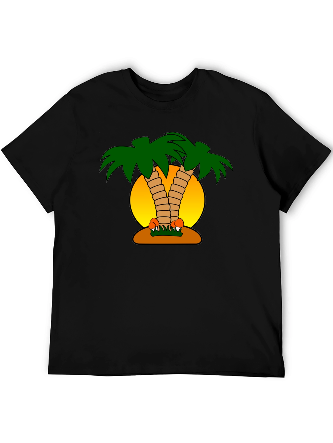 Tropical Palm Tree Graphic T-Shirt