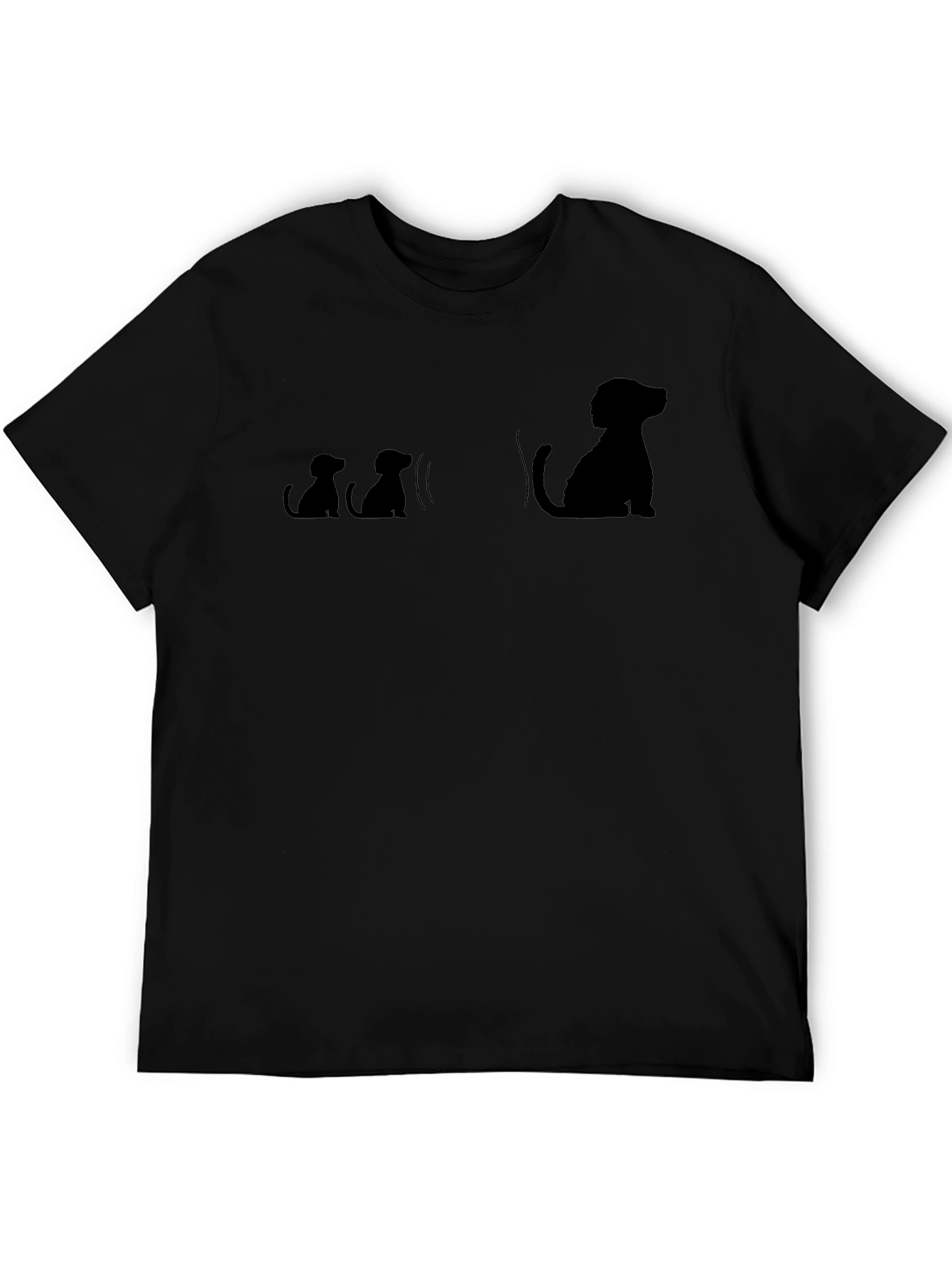 Dog Evolution T-Shirt - Black Graphic Tee