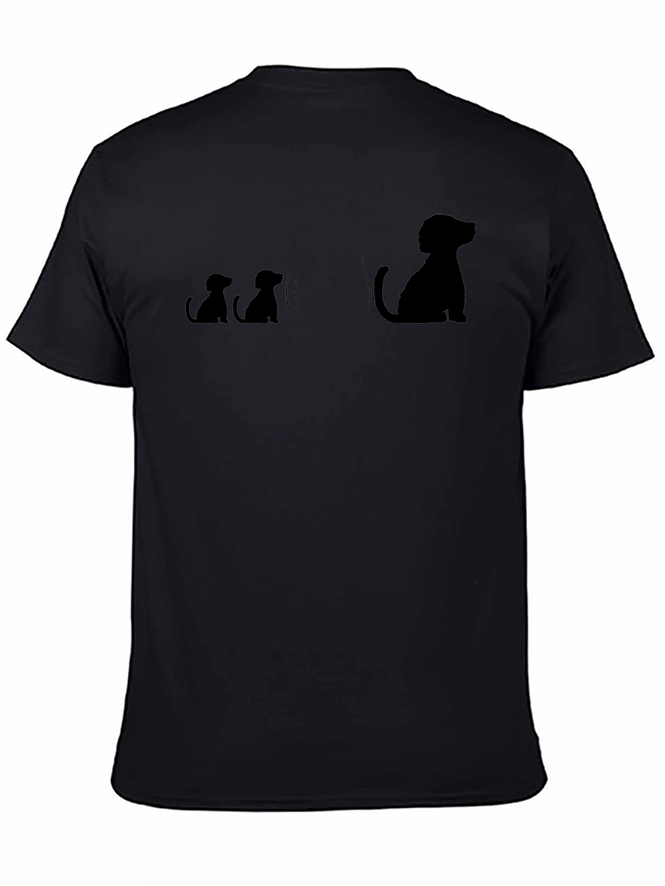 Dog Evolution T-Shirt - Black Graphic Tee