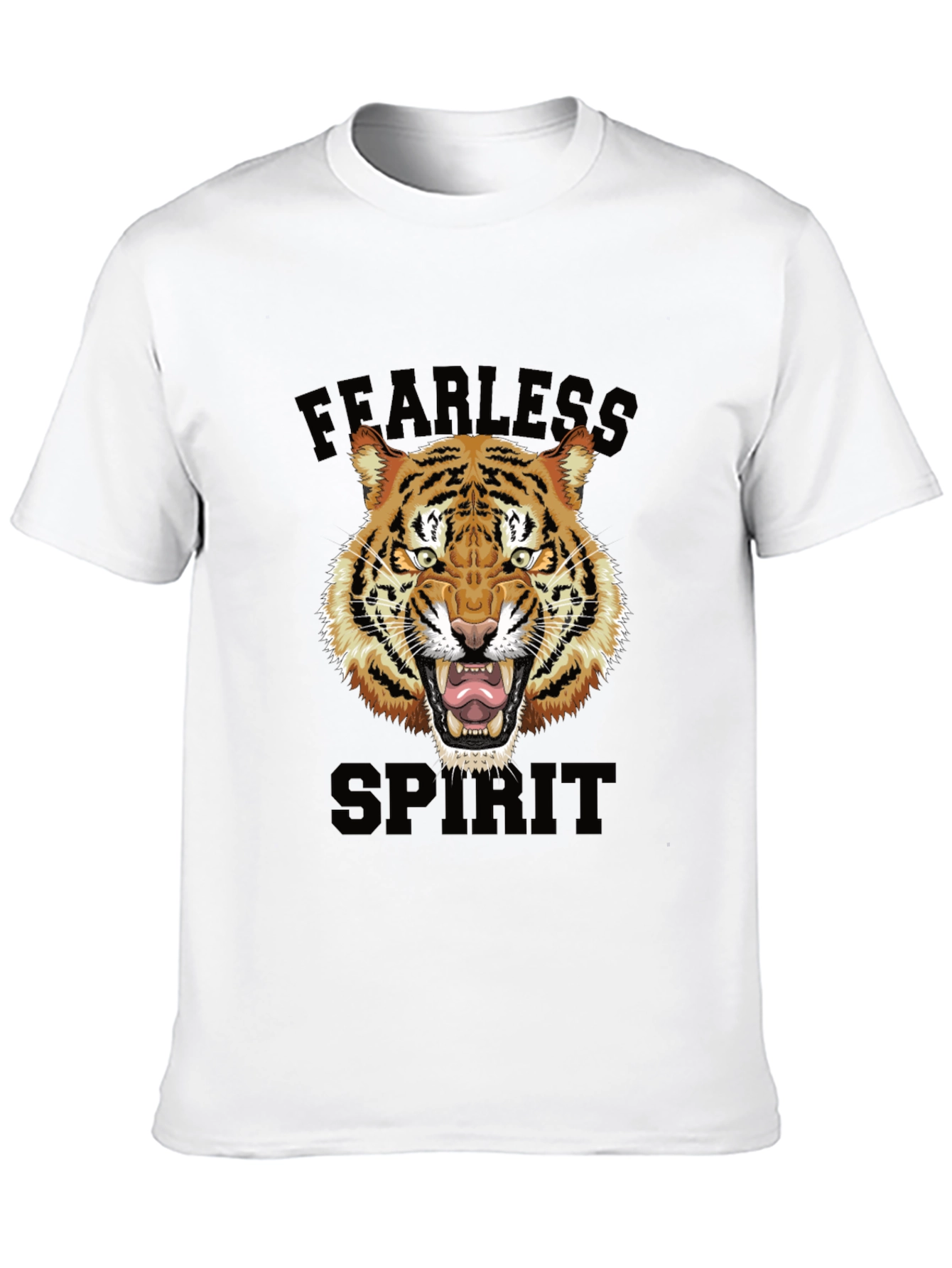 Fearless Spirit Tiger Graphic T-Shirt