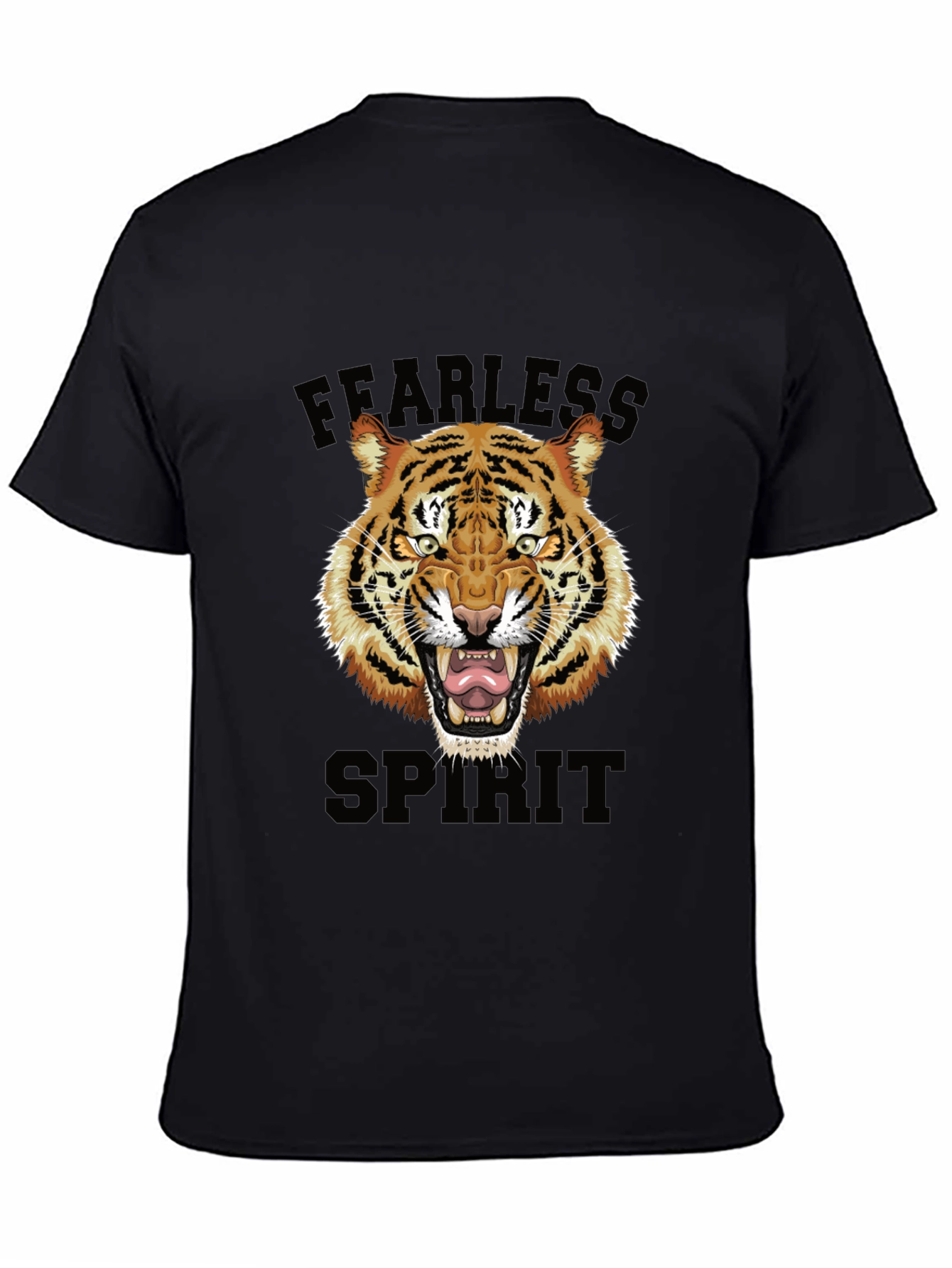 Fearless Spirit Tiger Graphic T-Shirt