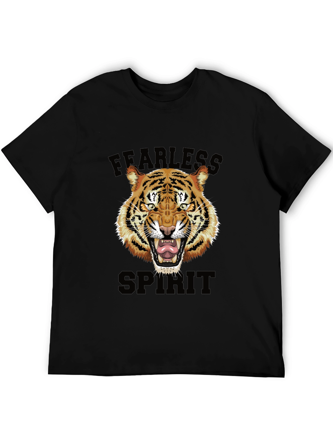 Fearless Spirit Tiger Graphic T-Shirt